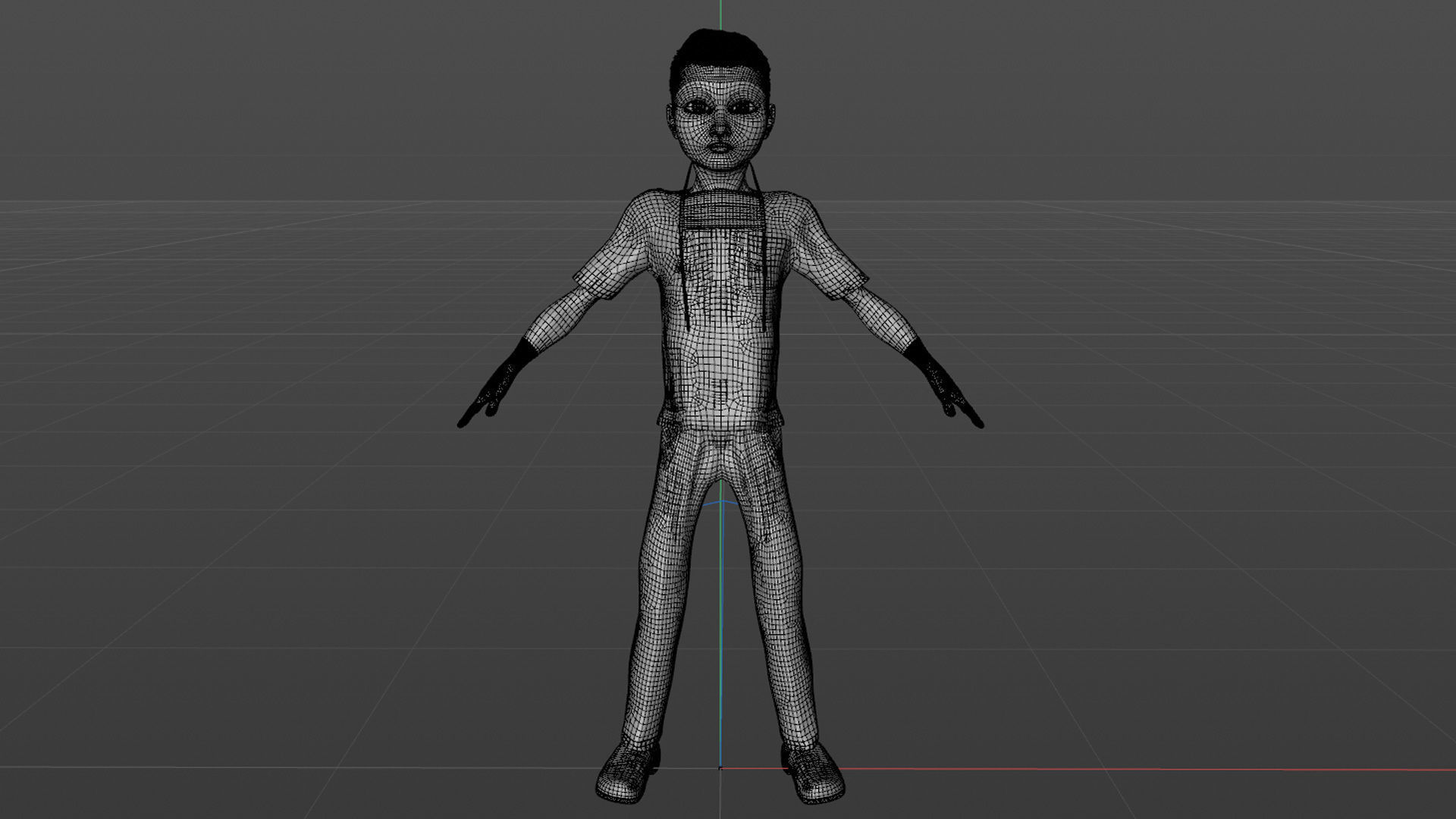 Doctor Rigged Low-poly 3D model_29