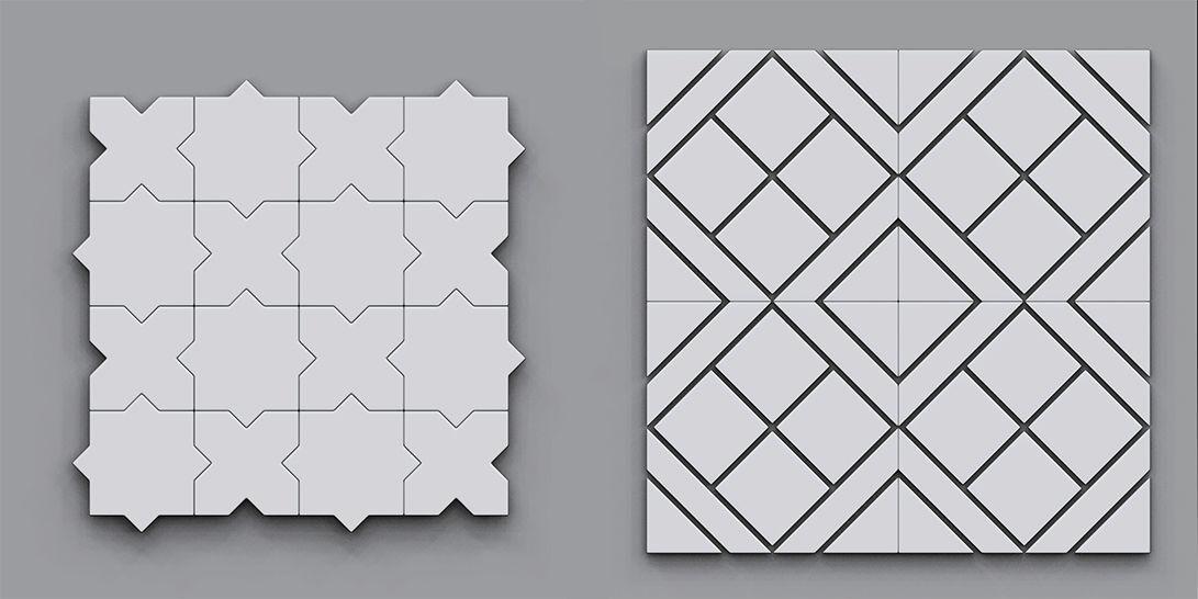 Brick Tiles IMM Brush Pack for Zbrush Low-poly 3D model_25