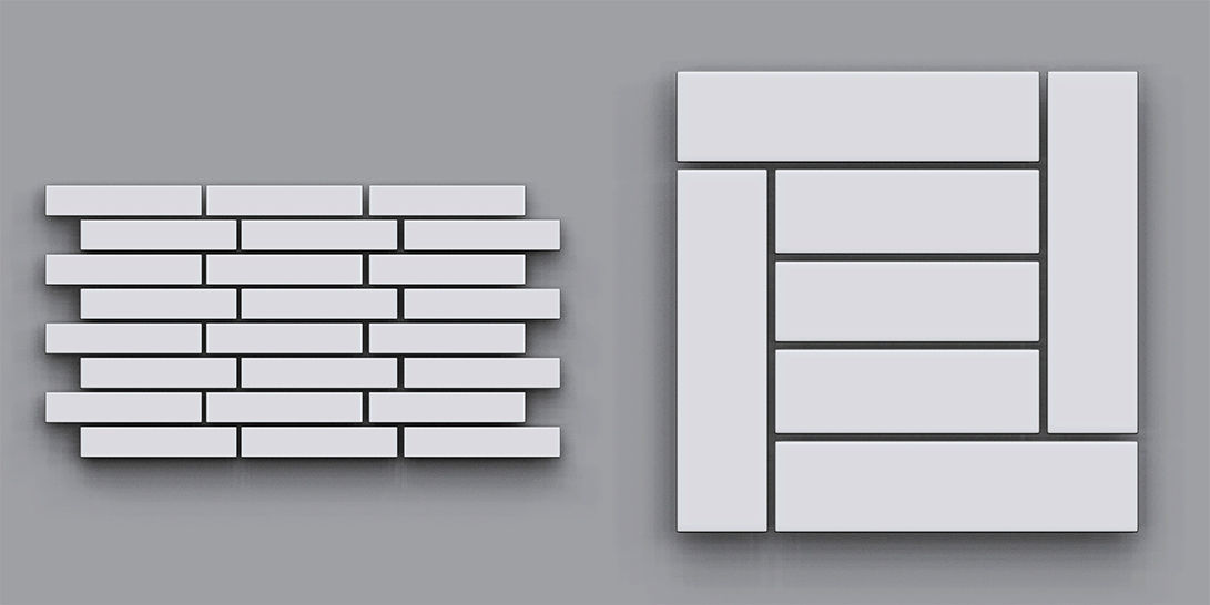 Brick Tiles IMM Brush Pack for Zbrush Low-poly 3D model_17