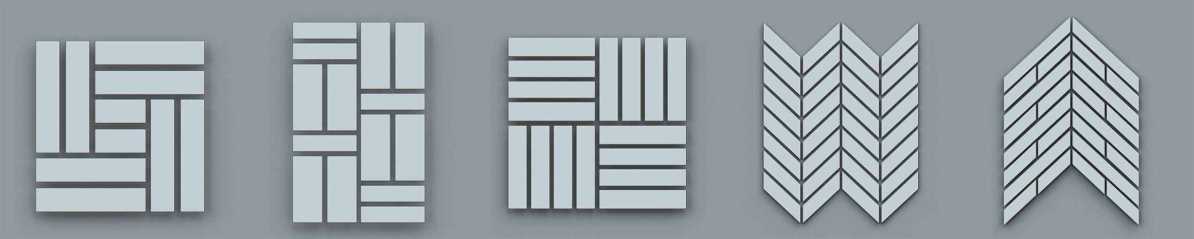 Brick Tiles IMM Brush Pack for Zbrush Low-poly 3D model_5