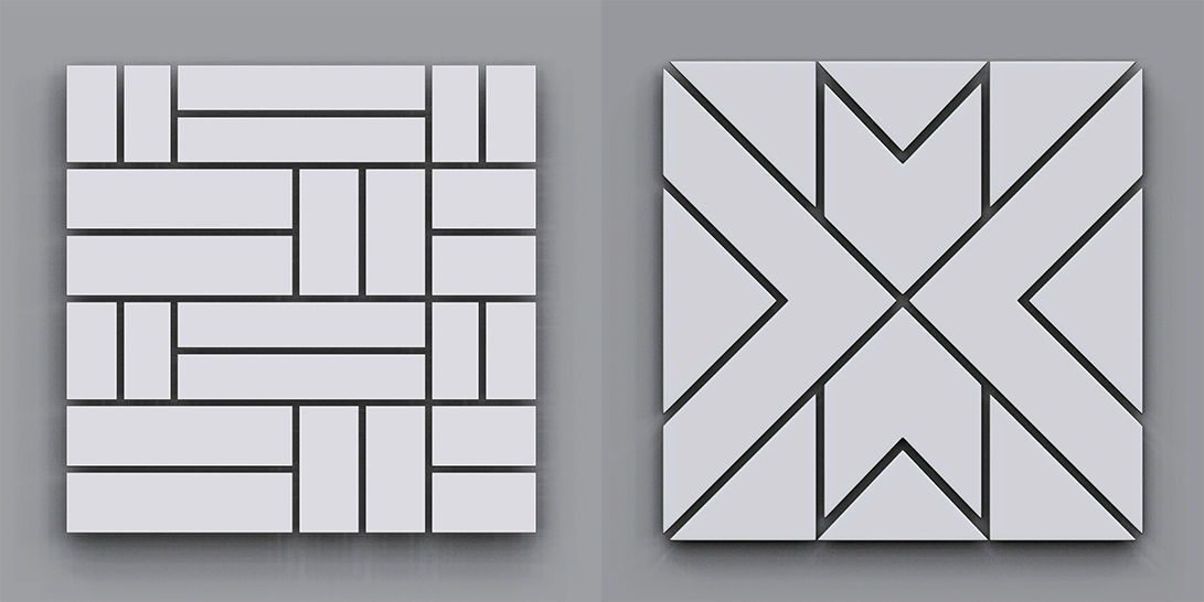 Brick Tiles IMM Brush Pack for Zbrush Low-poly 3D model_18