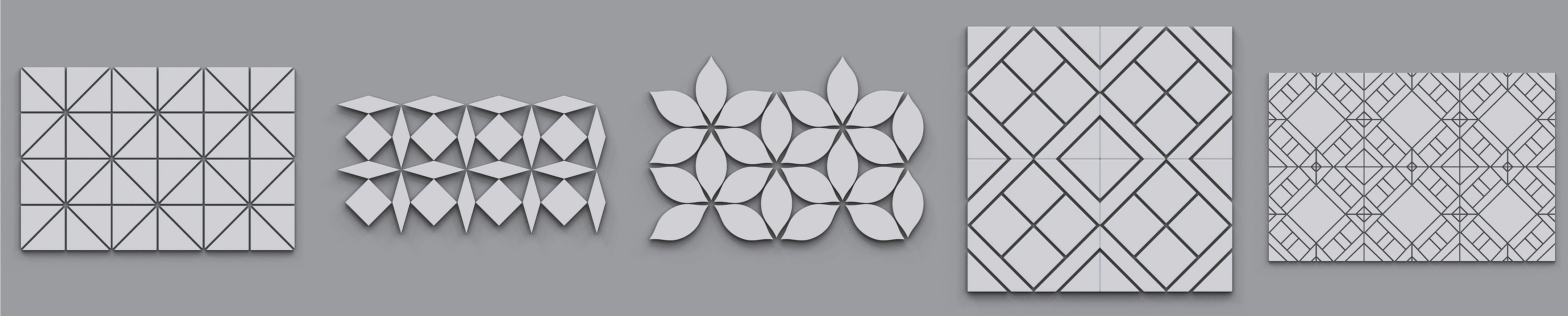 Brick Tiles IMM Brush Pack for Zbrush Low-poly 3D model_9