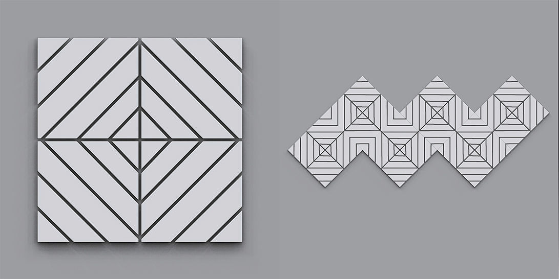 Brick Tiles IMM Brush Pack for Zbrush Low-poly 3D model_20