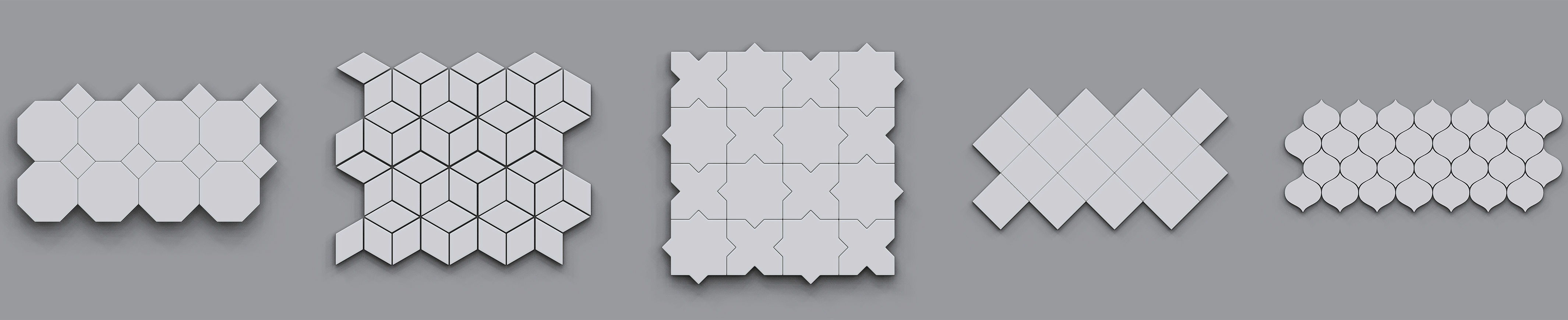 Brick Tiles IMM Brush Pack for Zbrush Low-poly 3D model_8