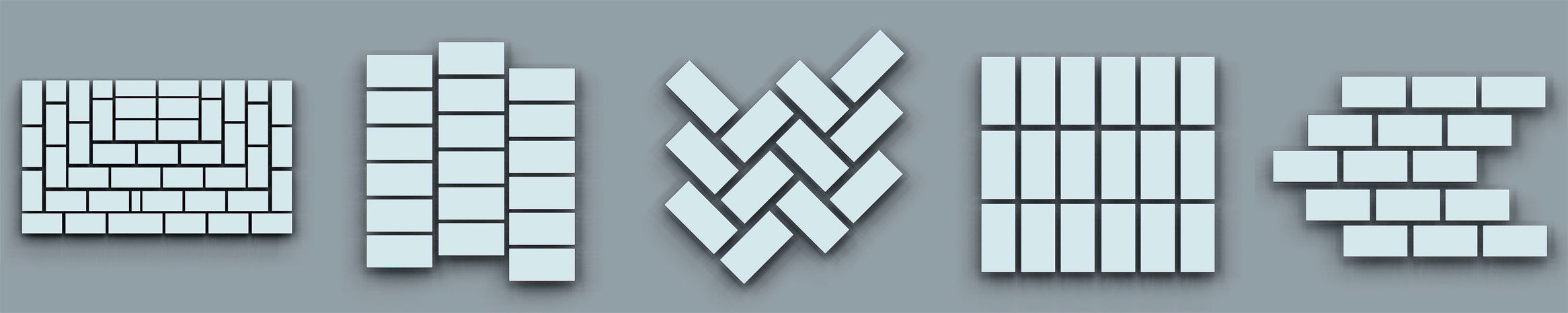 Brick Tiles IMM Brush Pack for Zbrush Low-poly 3D model_1