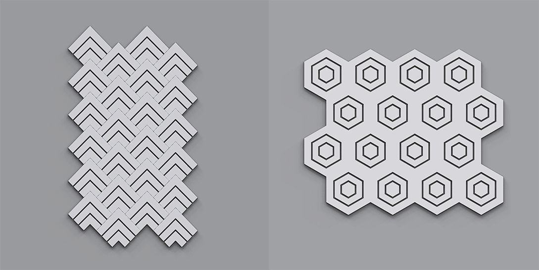 Brick Tiles IMM Brush Pack for Zbrush Low-poly 3D model_29