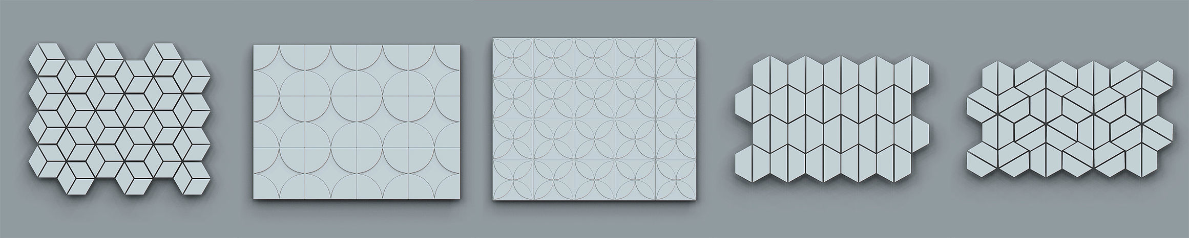 Brick Tiles IMM Brush Pack for Zbrush Low-poly 3D model_3