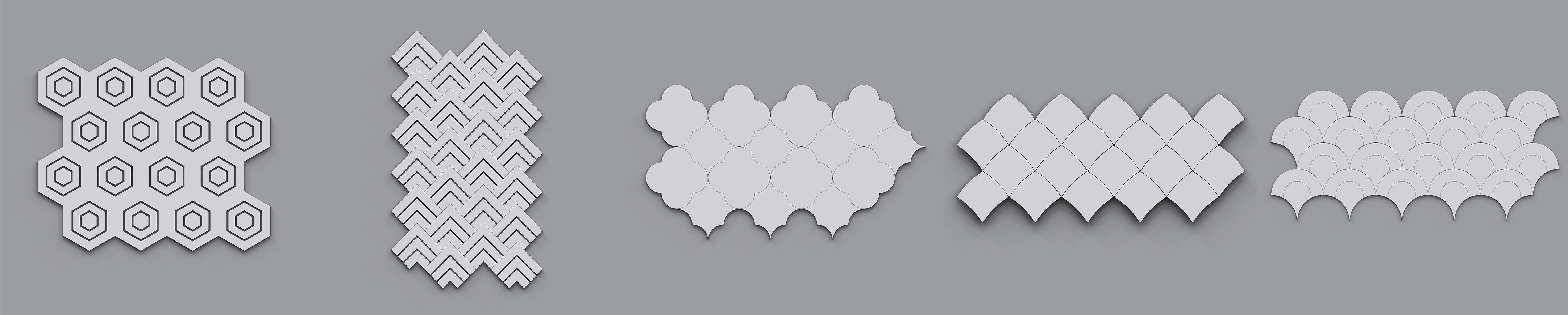 Brick Tiles IMM Brush Pack for Zbrush Low-poly 3D model_10