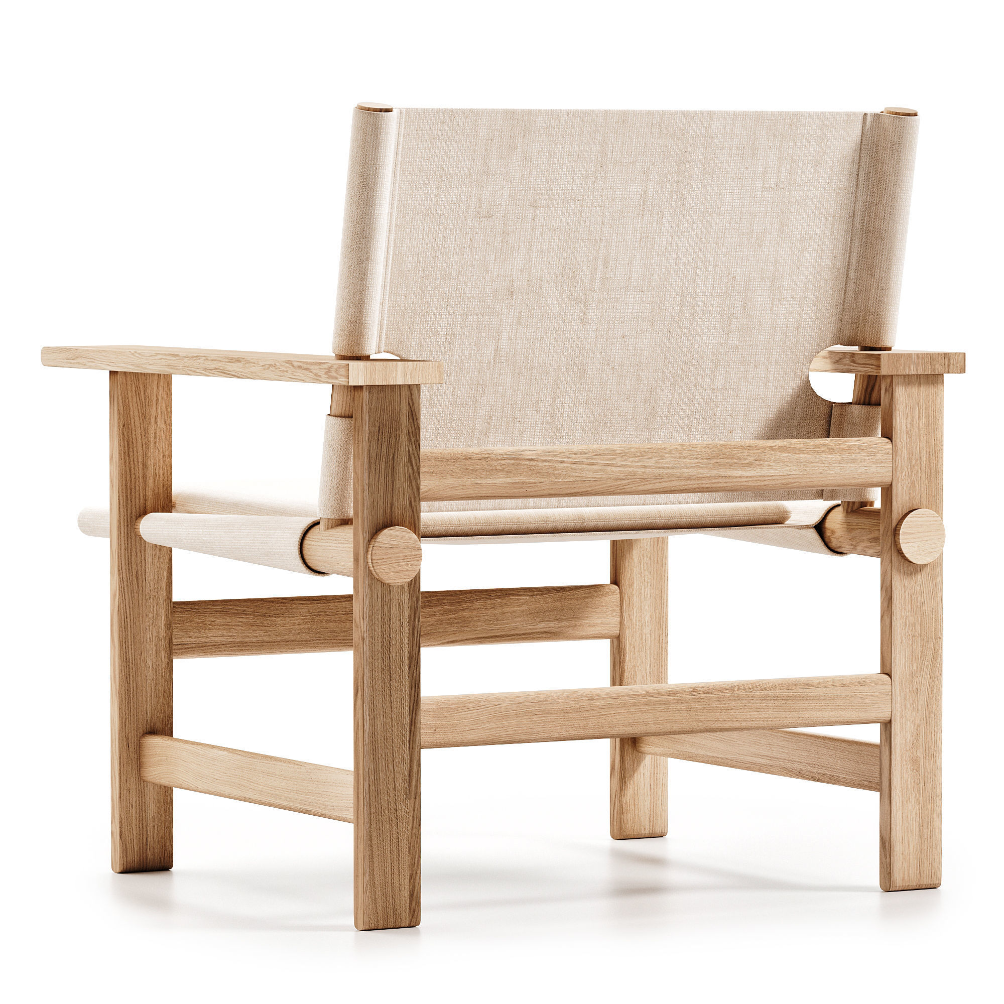 The Canvas Chair 3D model_1