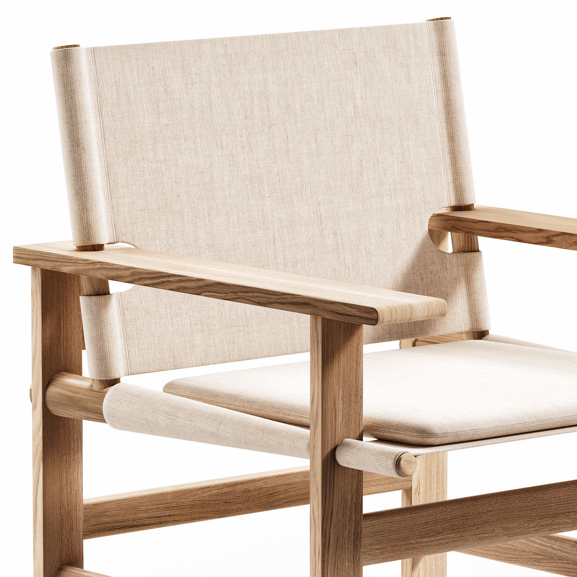 The Canvas Chair 3D model_2
