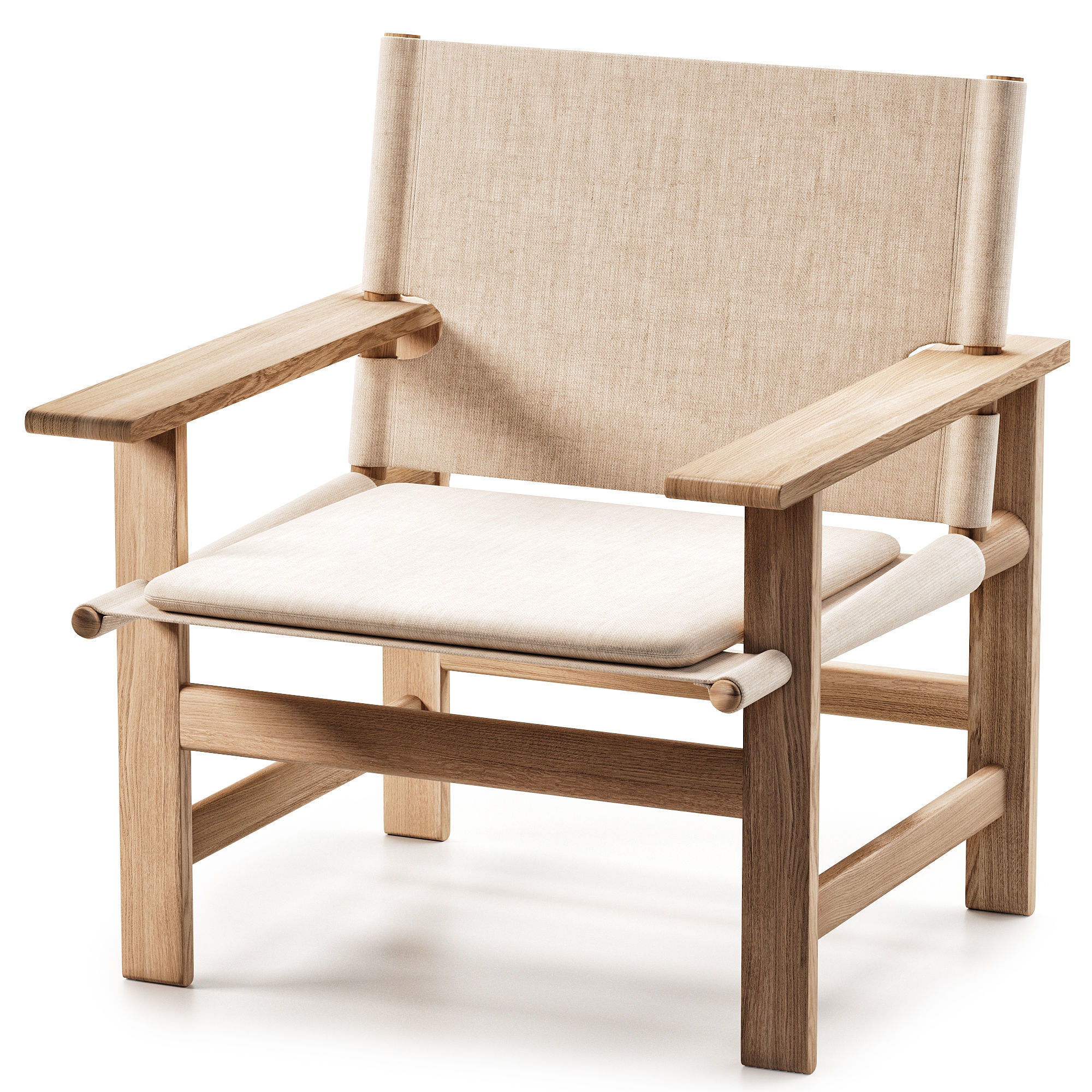 The Canvas Chair 3D model_3