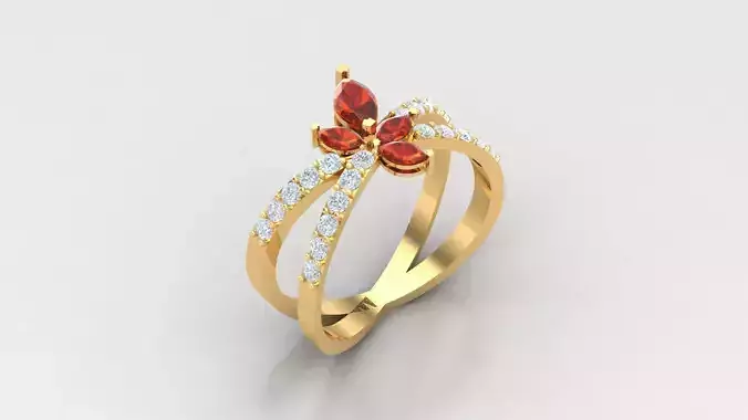 Diamond Women Ring Version 4  SLT 199