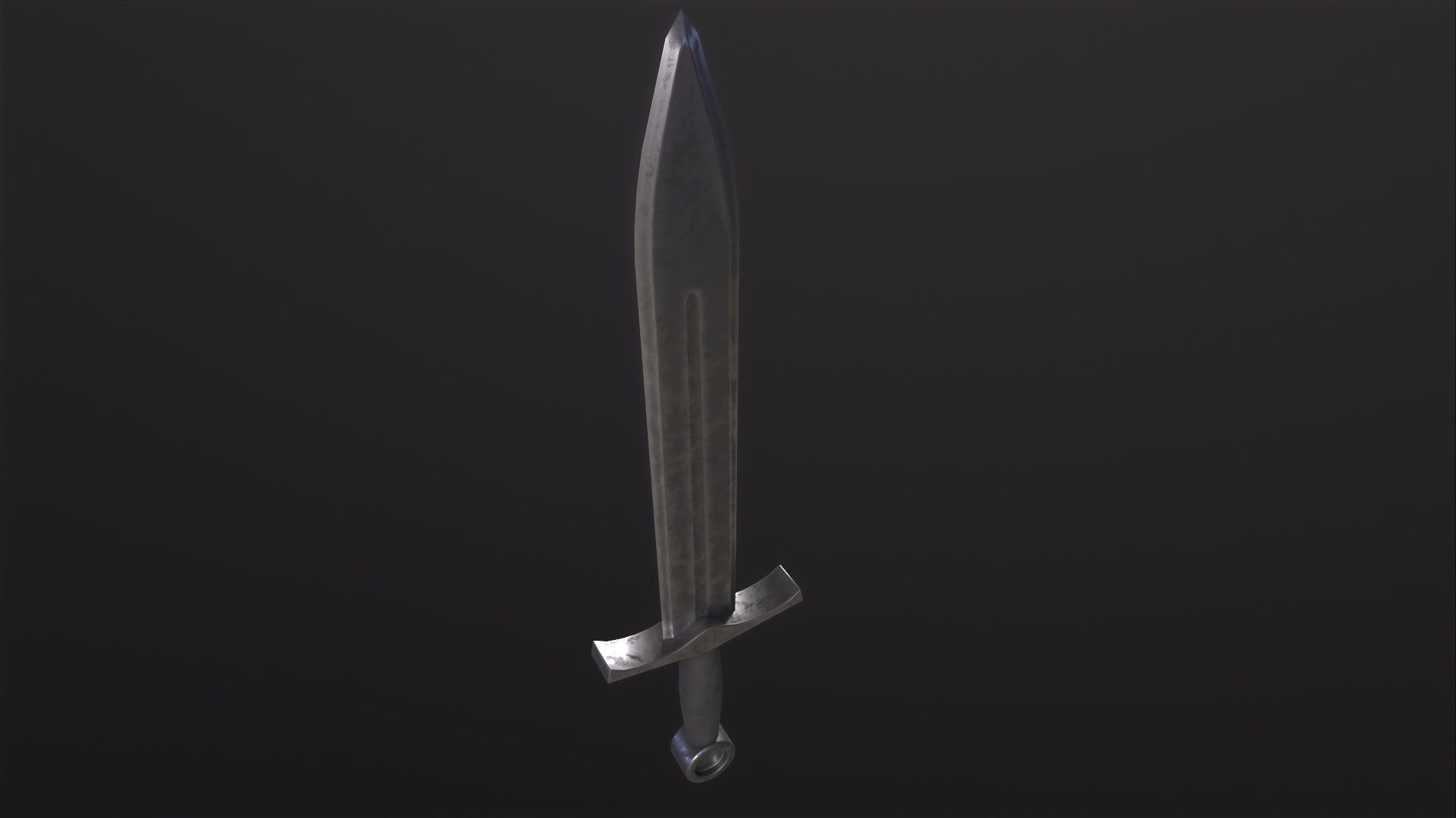 Sword 3D Model Low-poly 3D model_6
