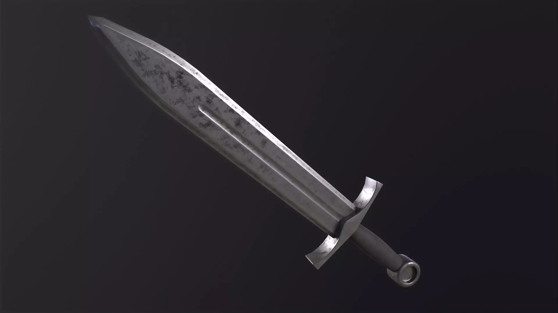 Sword 3D Model Low-poly 3D model_0