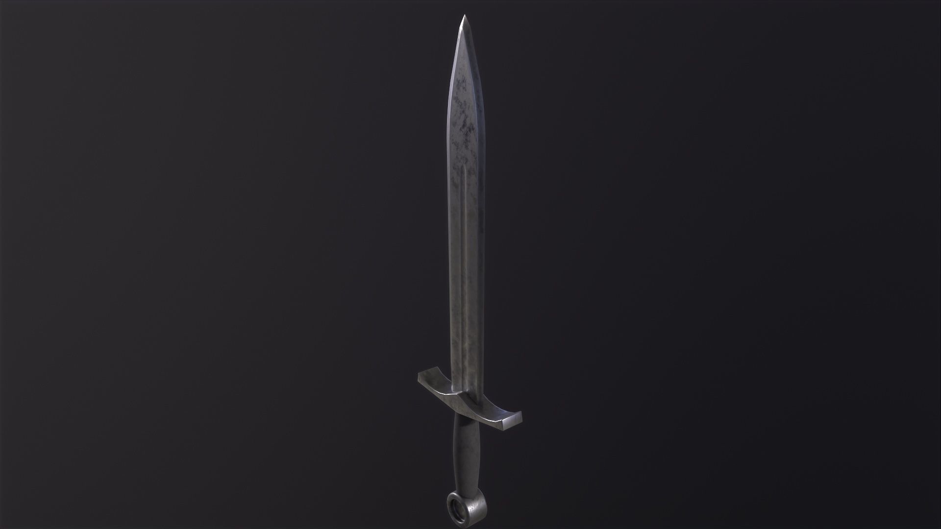 Sword 3D Model Low-poly 3D model_4