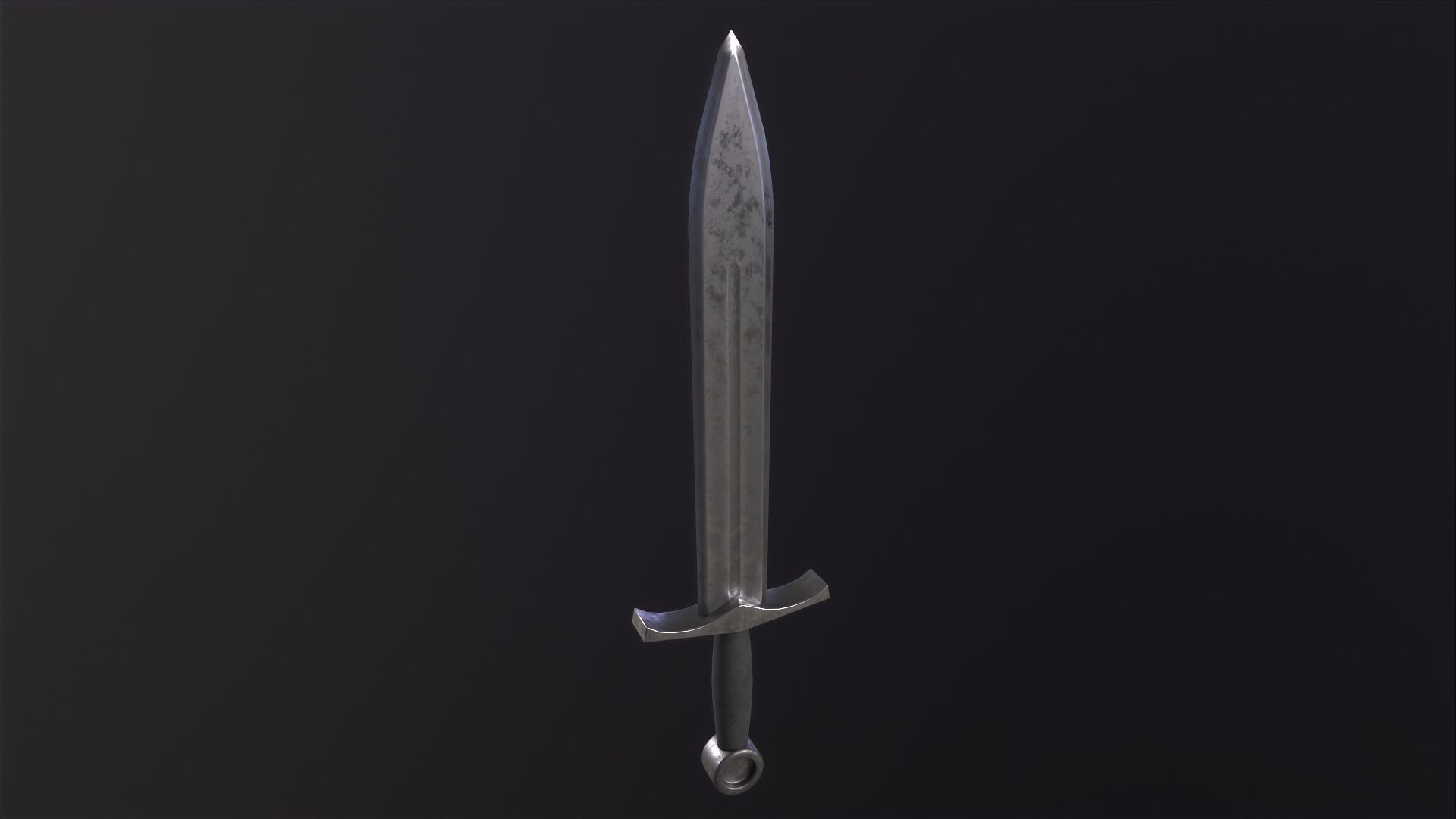 Sword 3D Model Low-poly 3D model_3