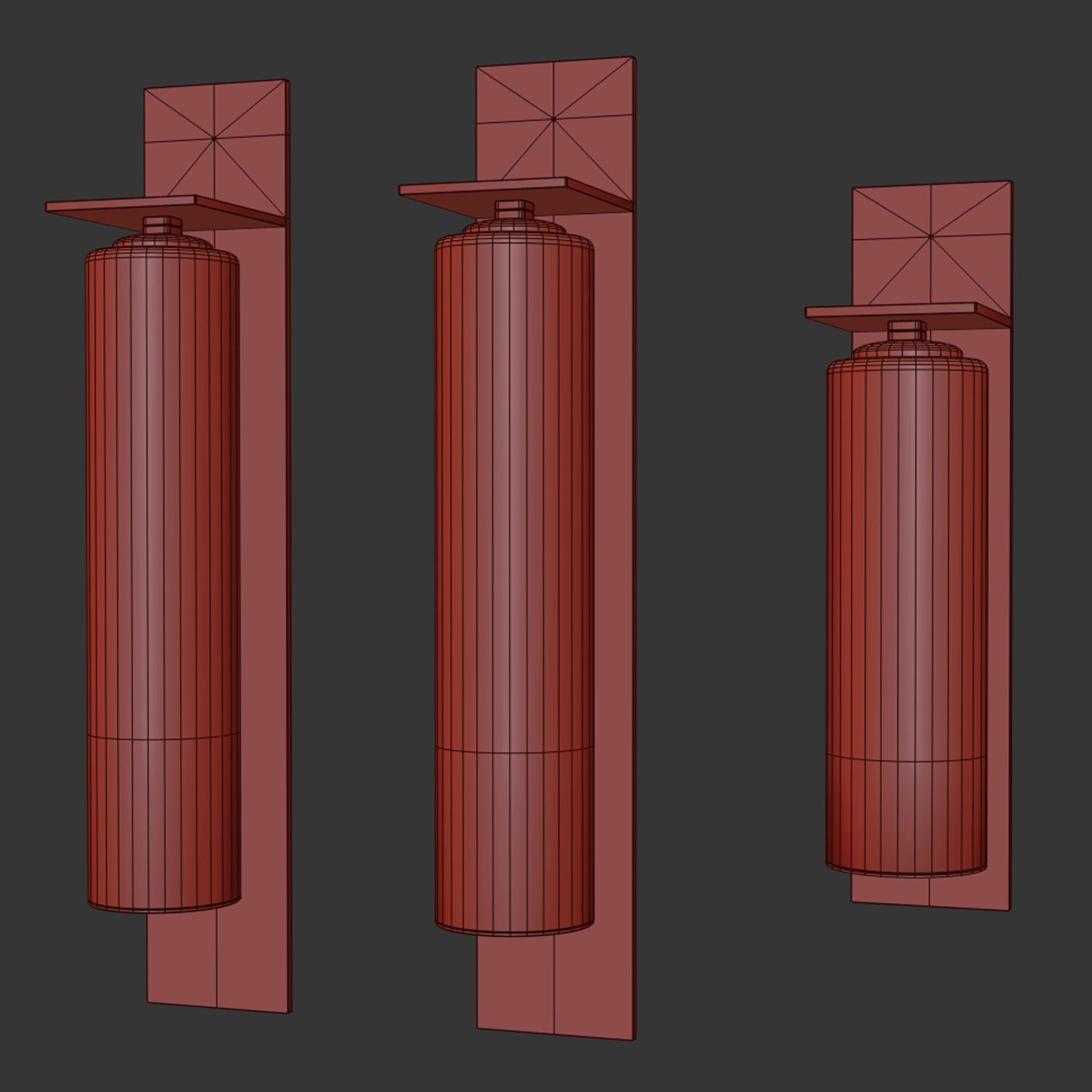 Articolo Eclipse exterior wall sconce 3D model_8