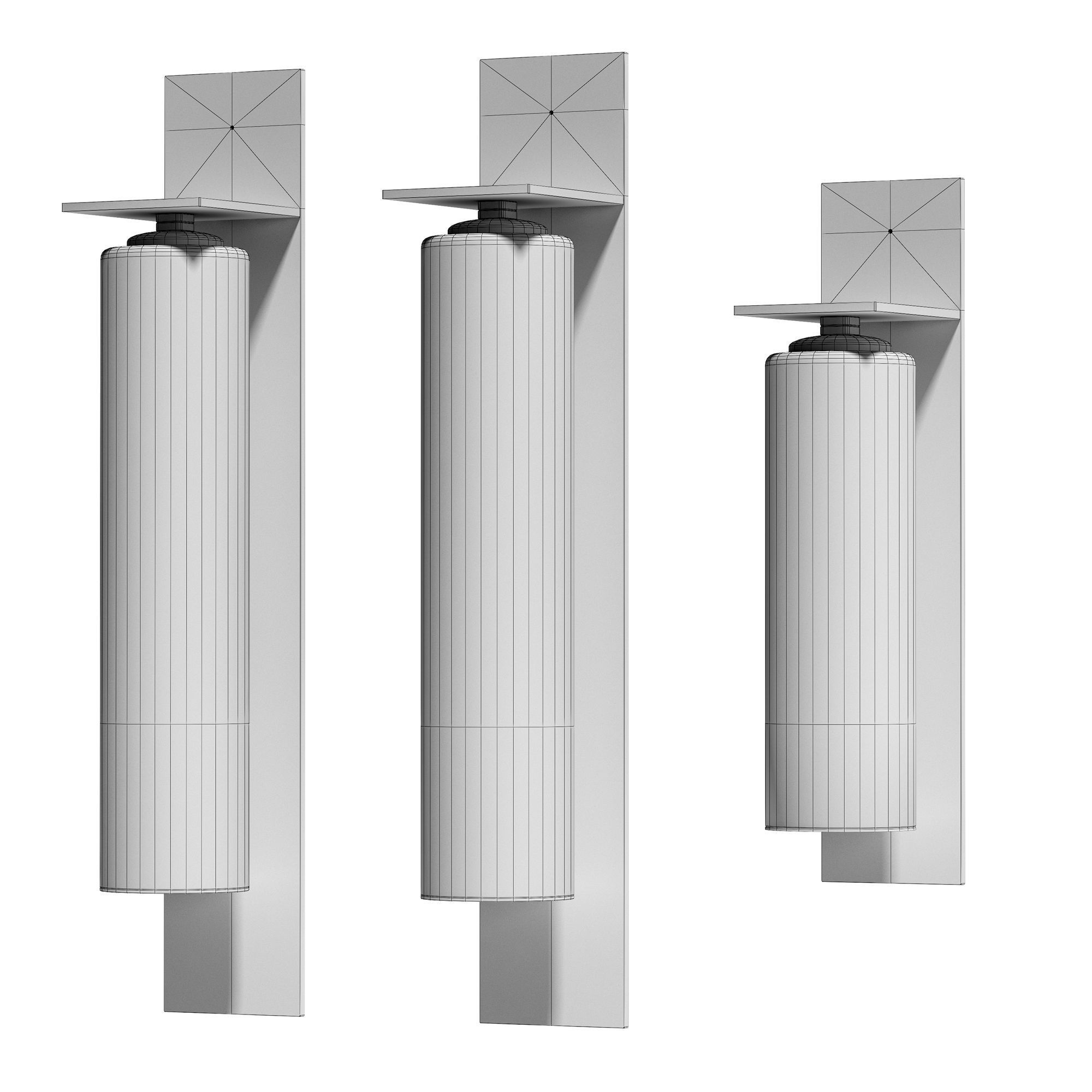 Articolo Eclipse exterior wall sconce 3D model_3