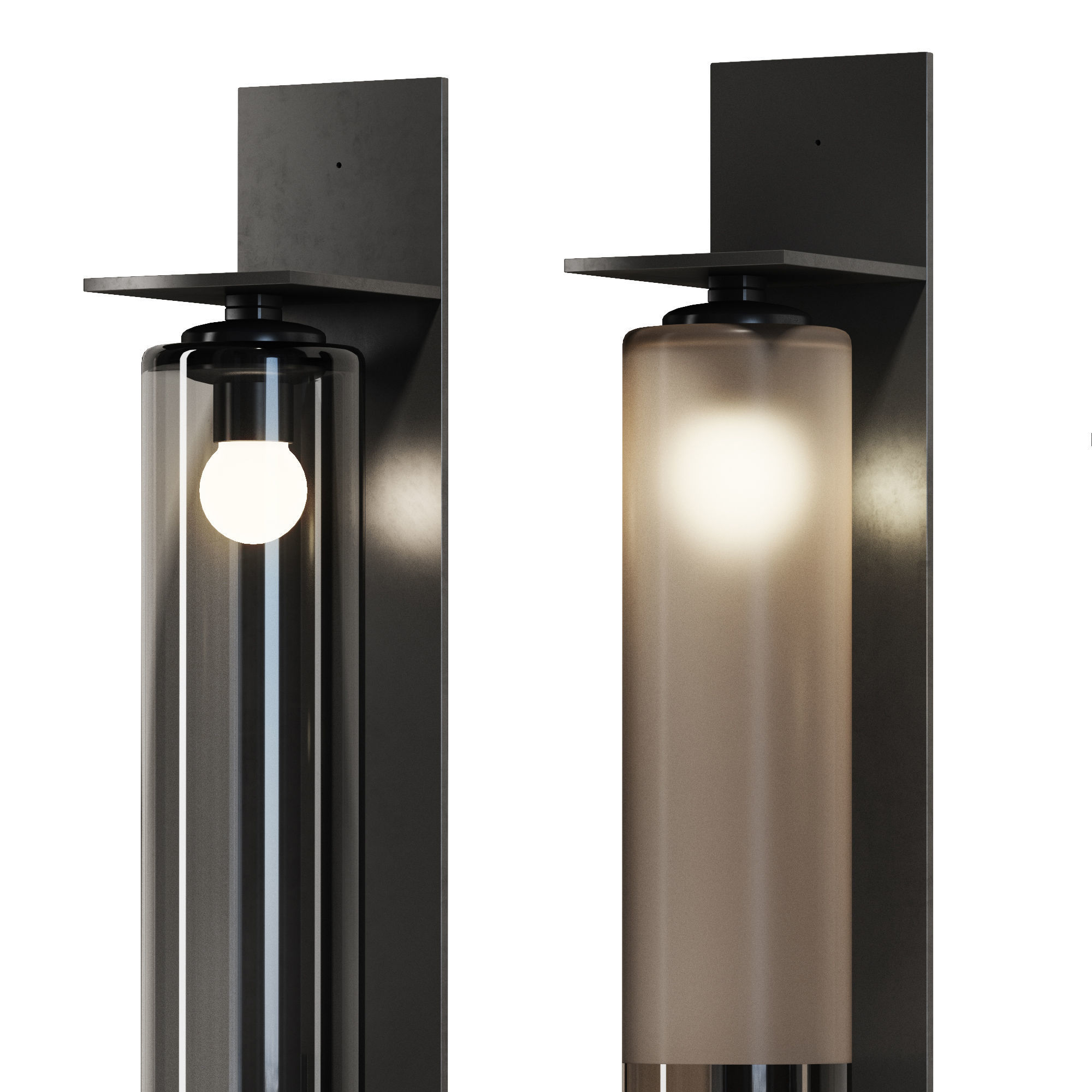 Articolo Eclipse exterior wall sconce 3D model_1