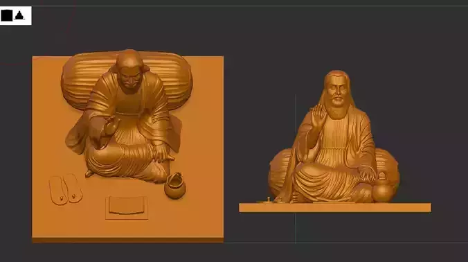 Guru Ravidas ji 3D print model