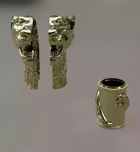 crutch hand 3D print model