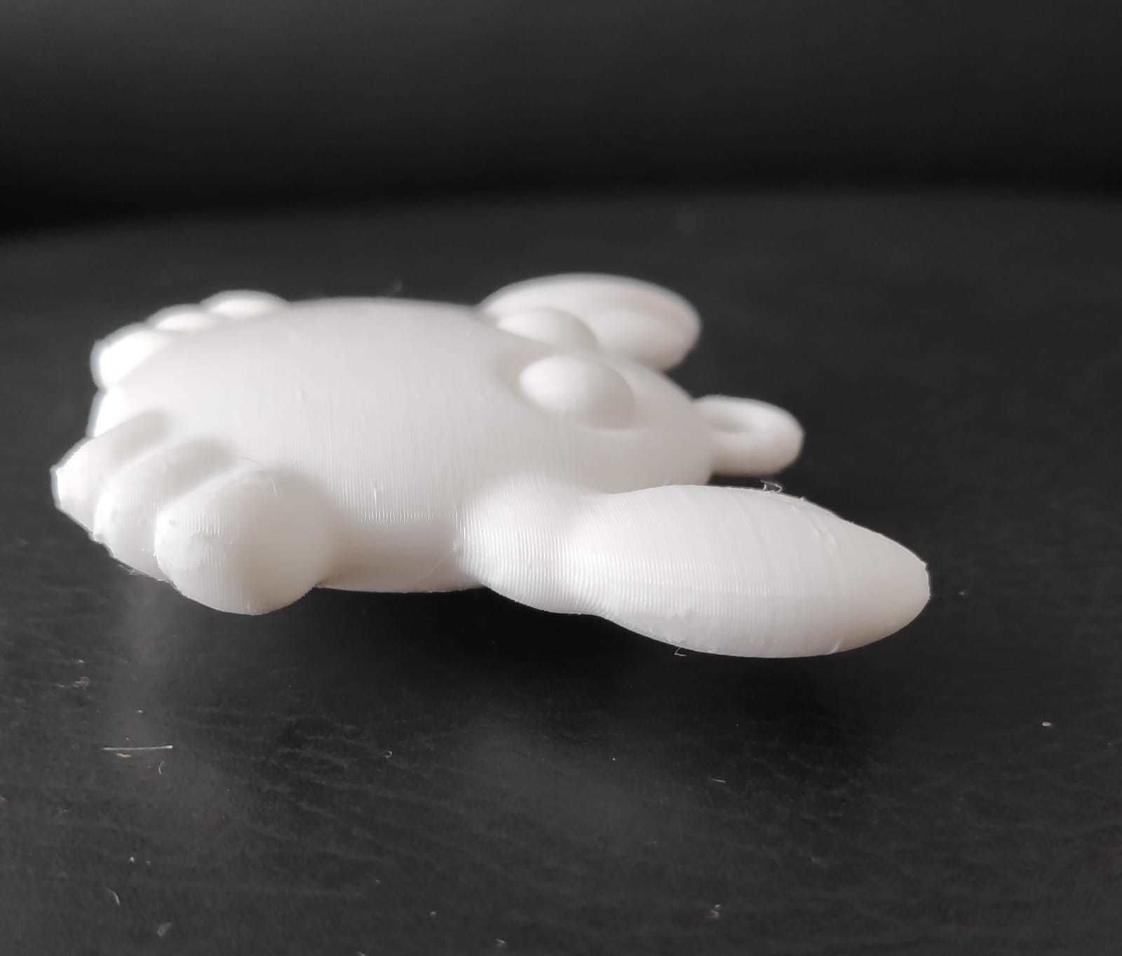 Crab Keychain 3D print model_7
