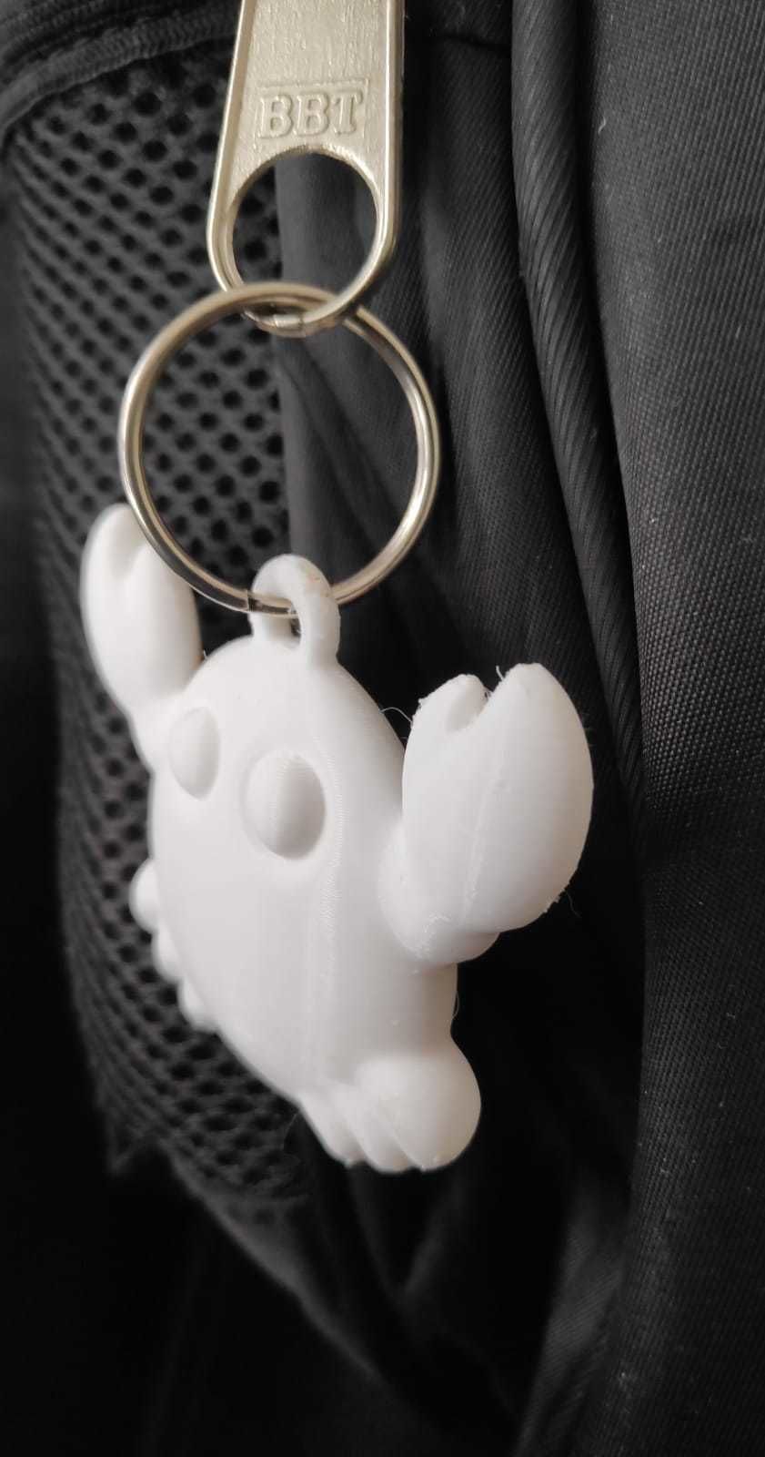 Crab Keychain 3D print model_10