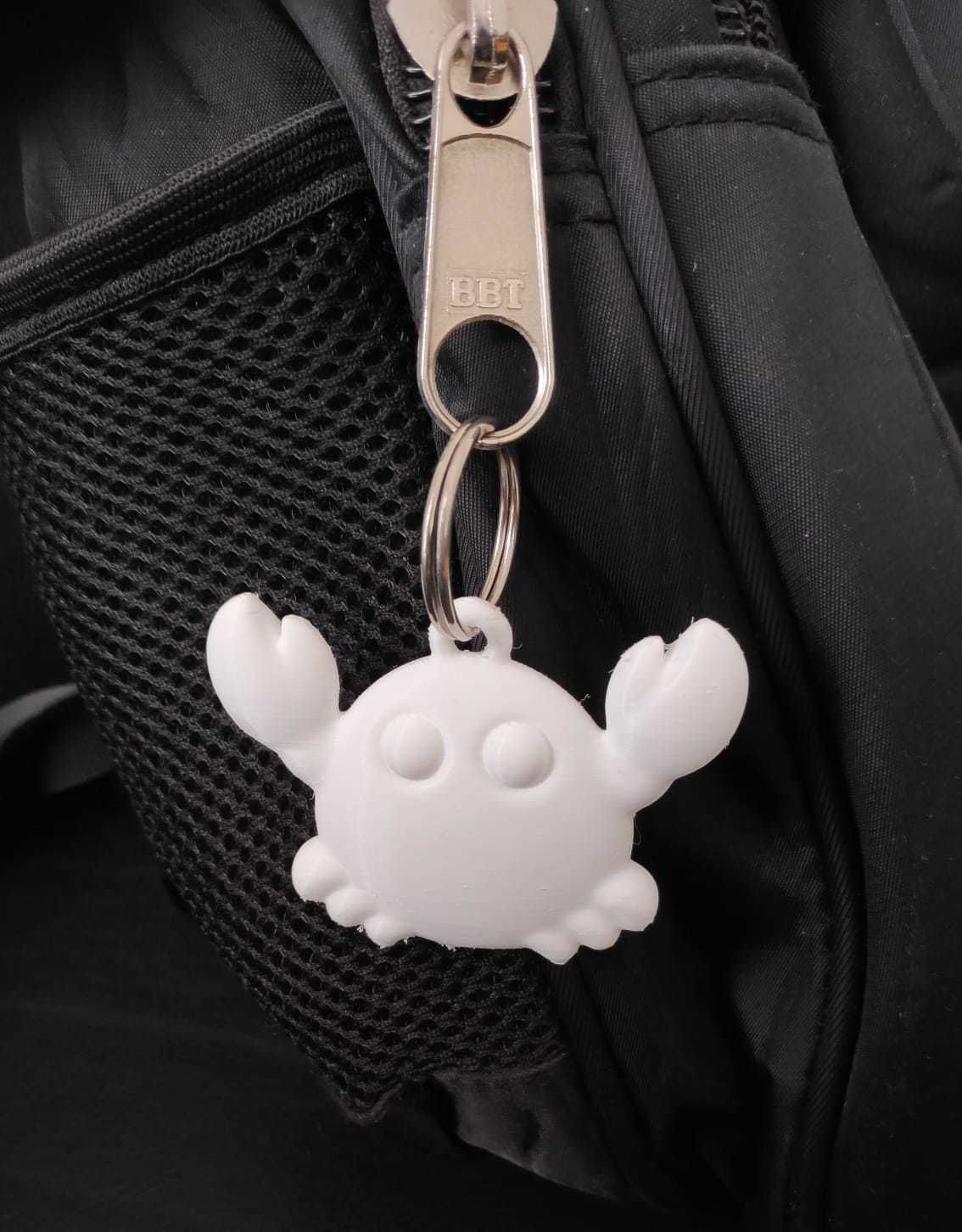 Crab Keychain 3D print model_9