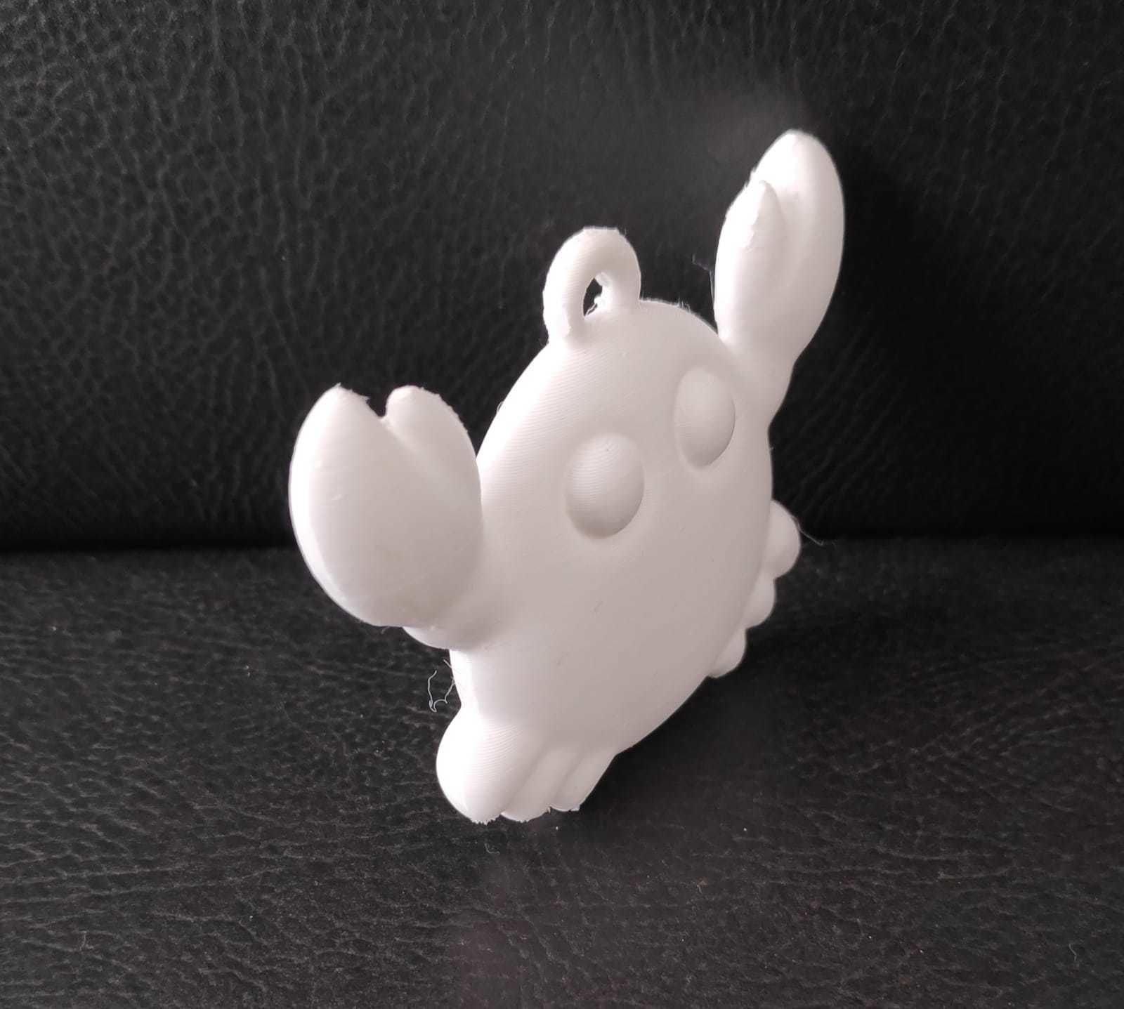 Crab Keychain 3D print model_5