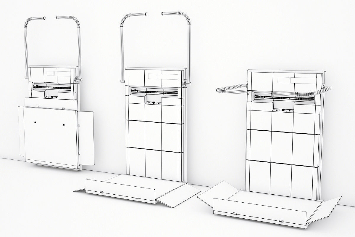 Platform lift 3D model_9