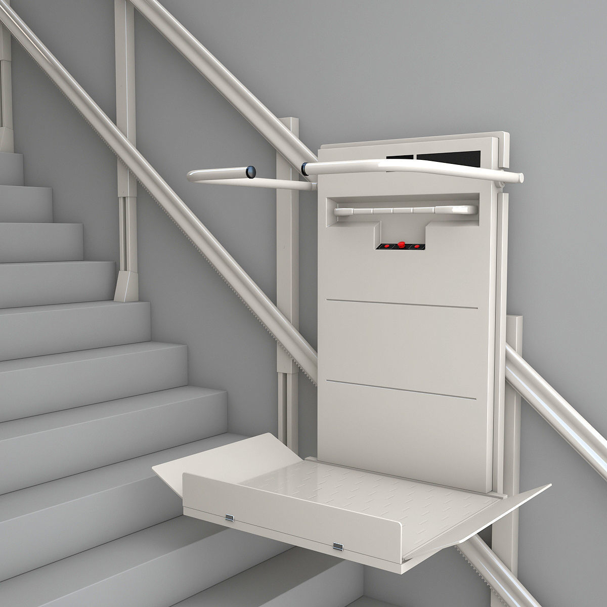 Platform lift 3D model_3