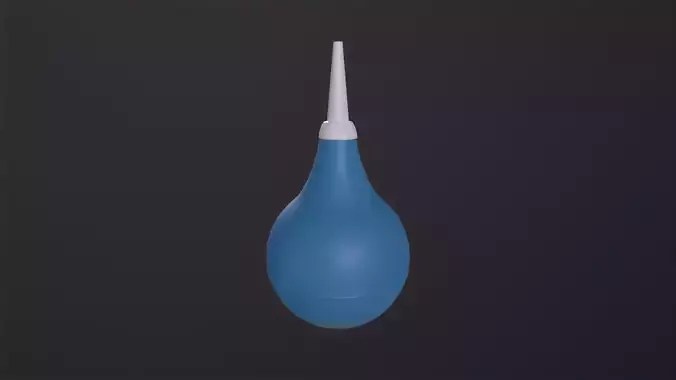 Bulb syringe 3D Model Low-poly 3D model