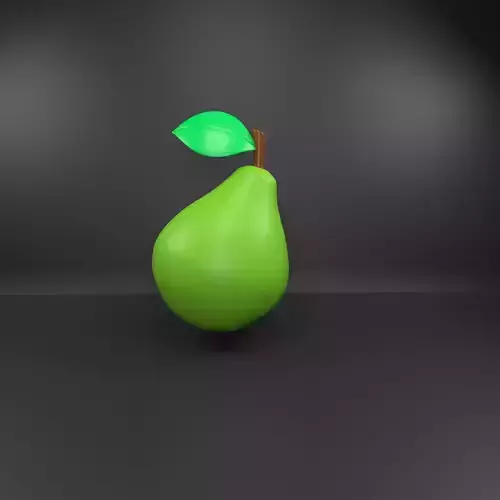 pear model Low-poly 3D model