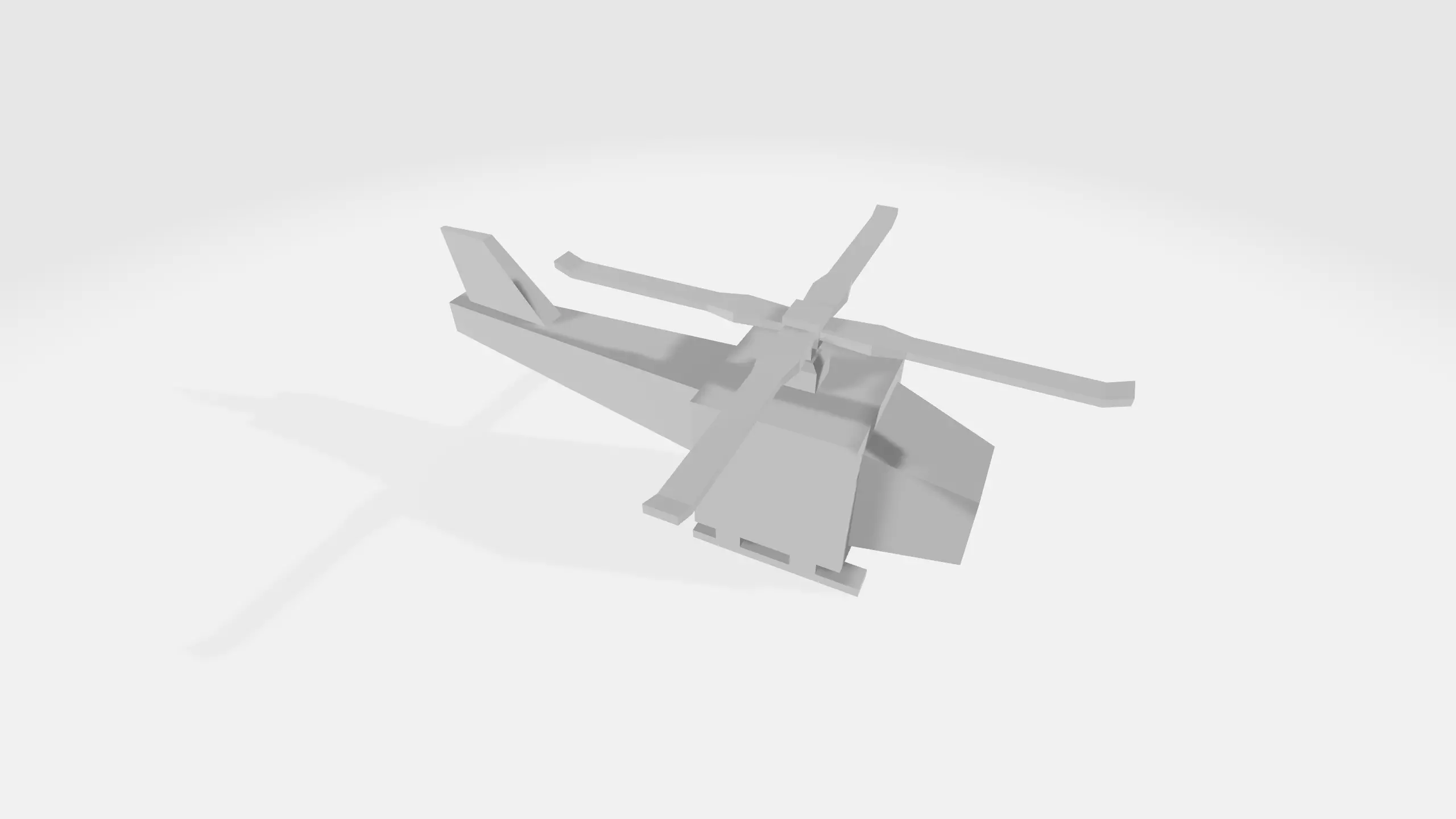 cube helicopter Free 3D model