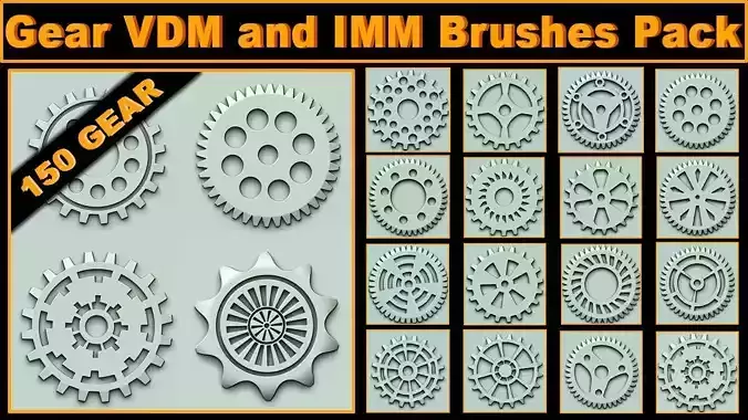 Gear VDM and IMM Brushes Pack 