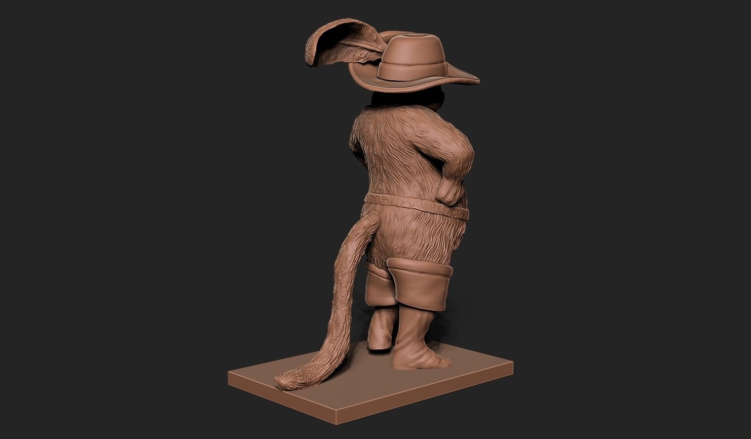 PUSS IN BOOTS 3D PRINT MODEL 3D print model_5
