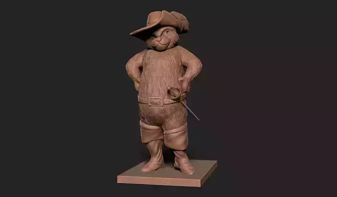 PUSS IN BOOTS 3D PRINT MODEL