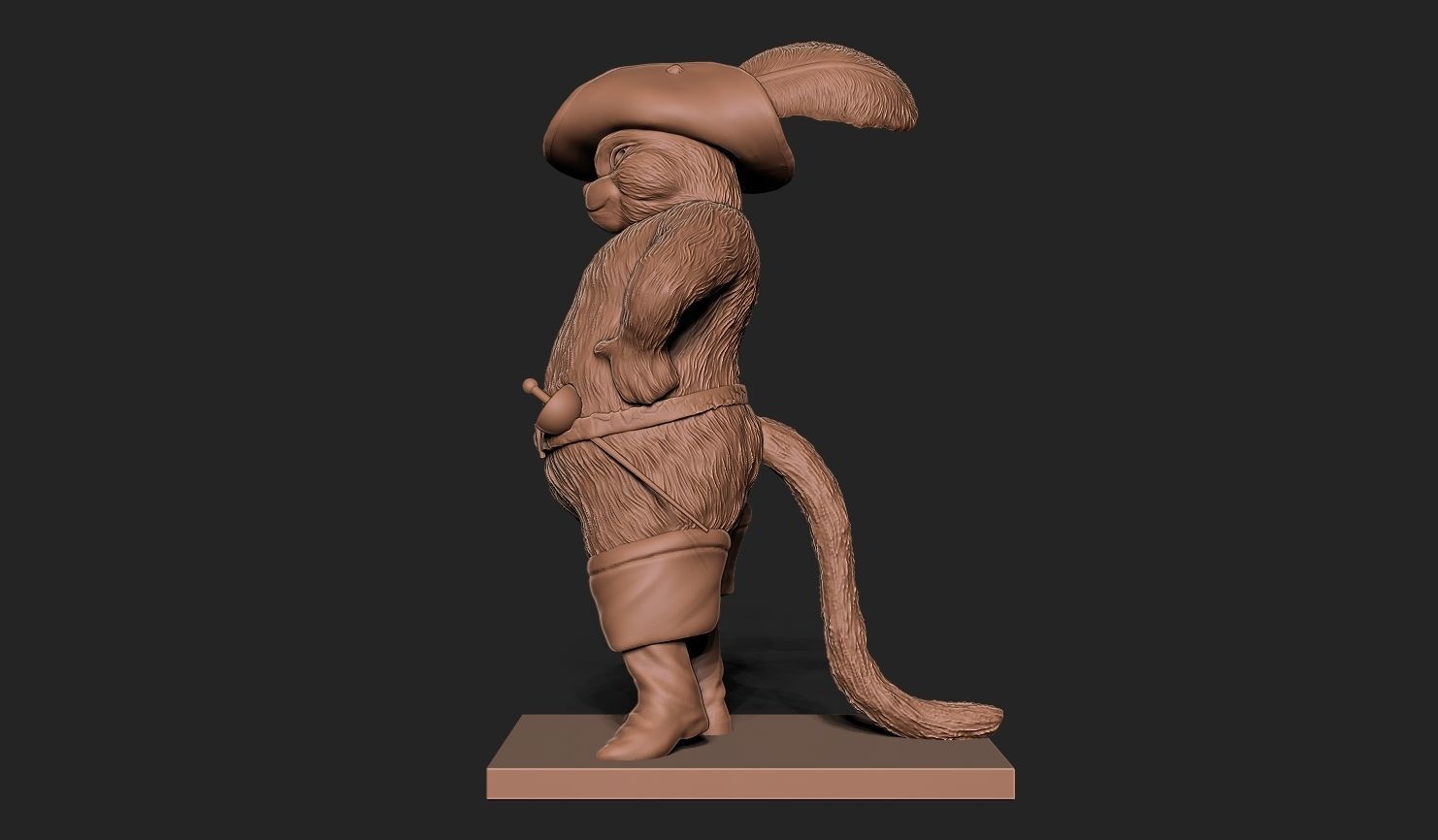 PUSS IN BOOTS 3D PRINT MODEL 3D print model_3
