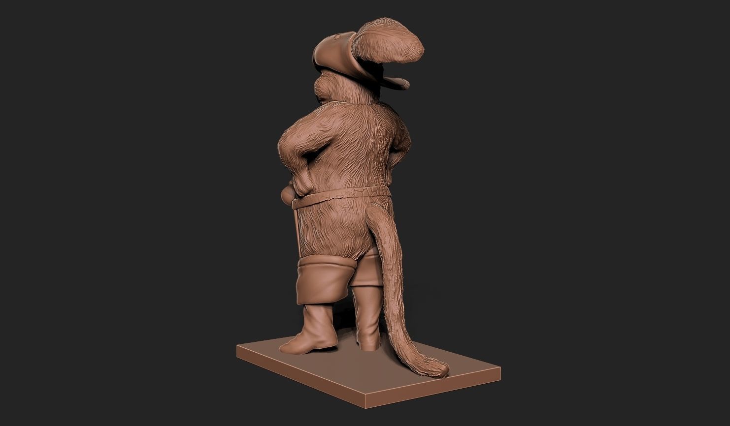 PUSS IN BOOTS 3D PRINT MODEL 3D print model_4