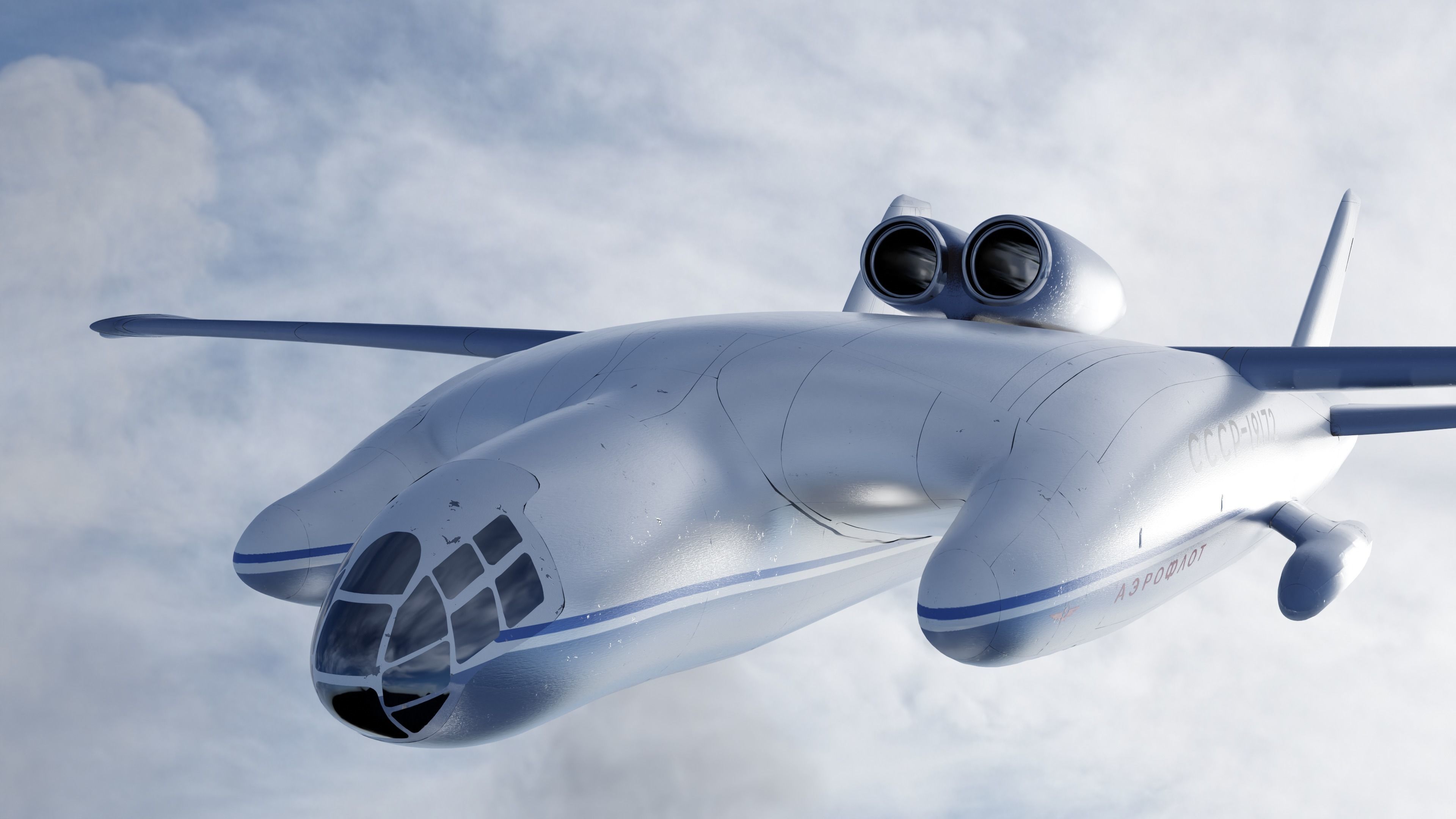 Bartini Beriev VVA-14 3D model_5