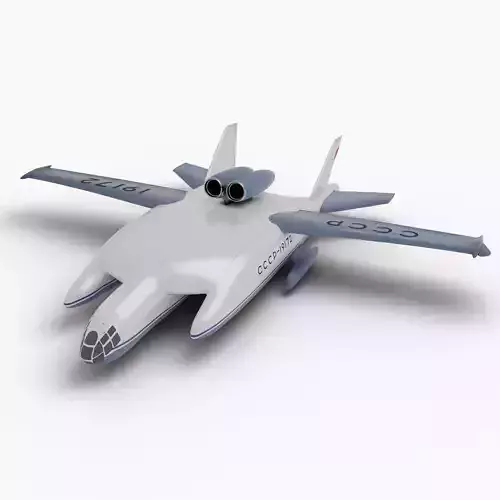 Bartini Beriev VVA-14 3D model