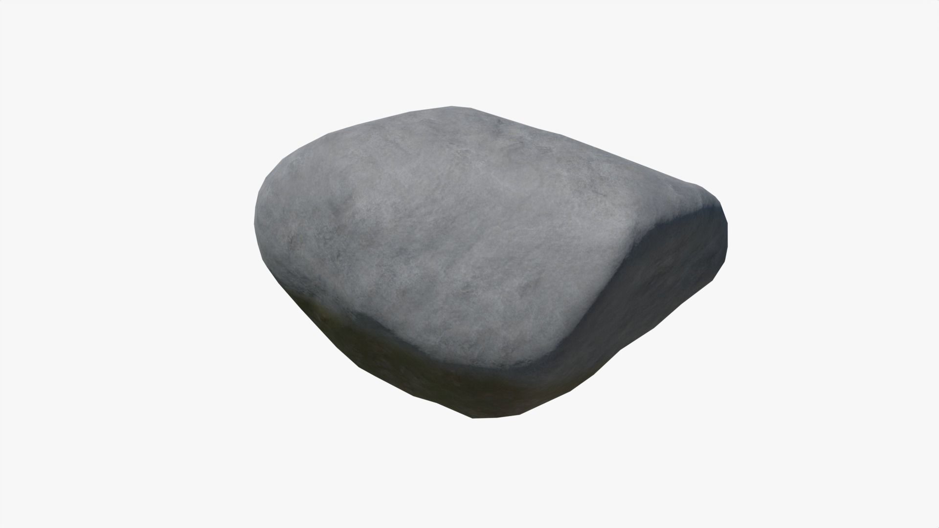 Boulders Set Low-poly 3D model_14