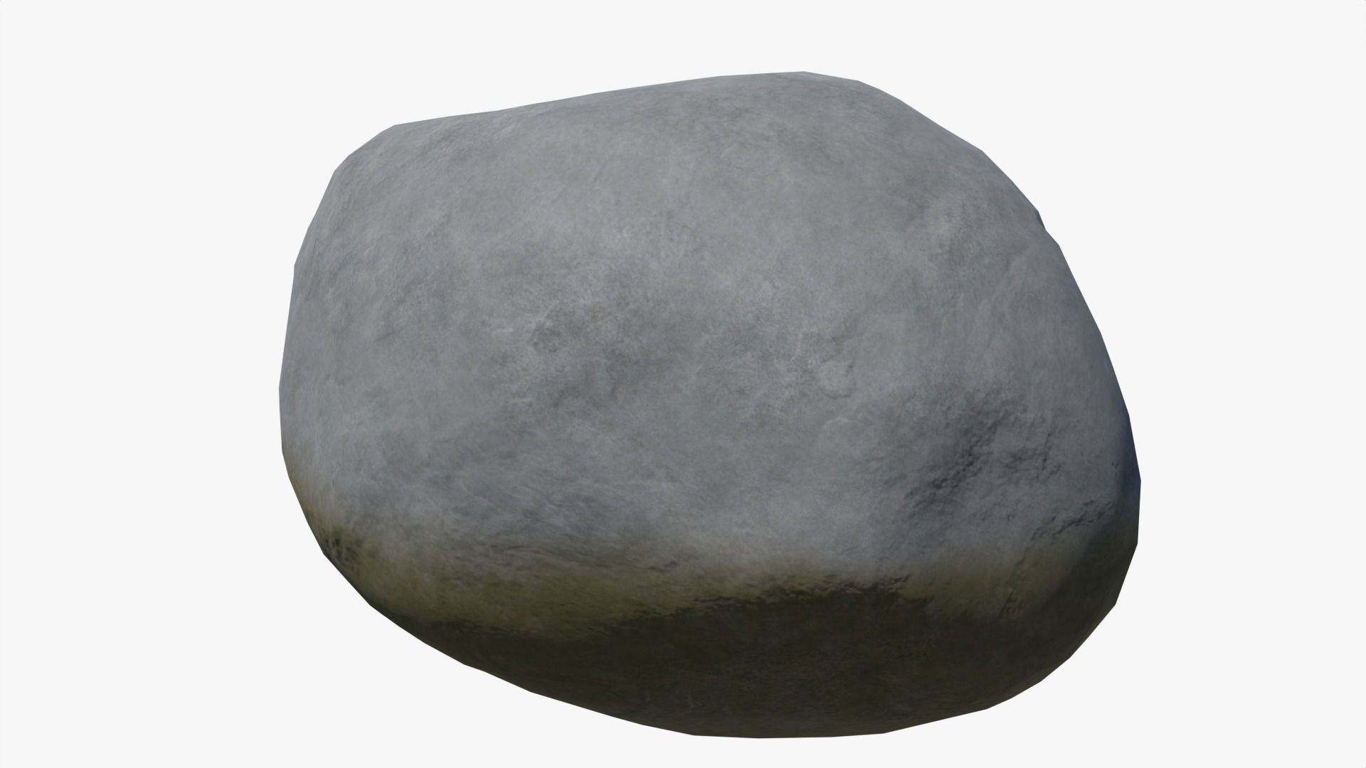 Boulders Set Low-poly 3D model_6