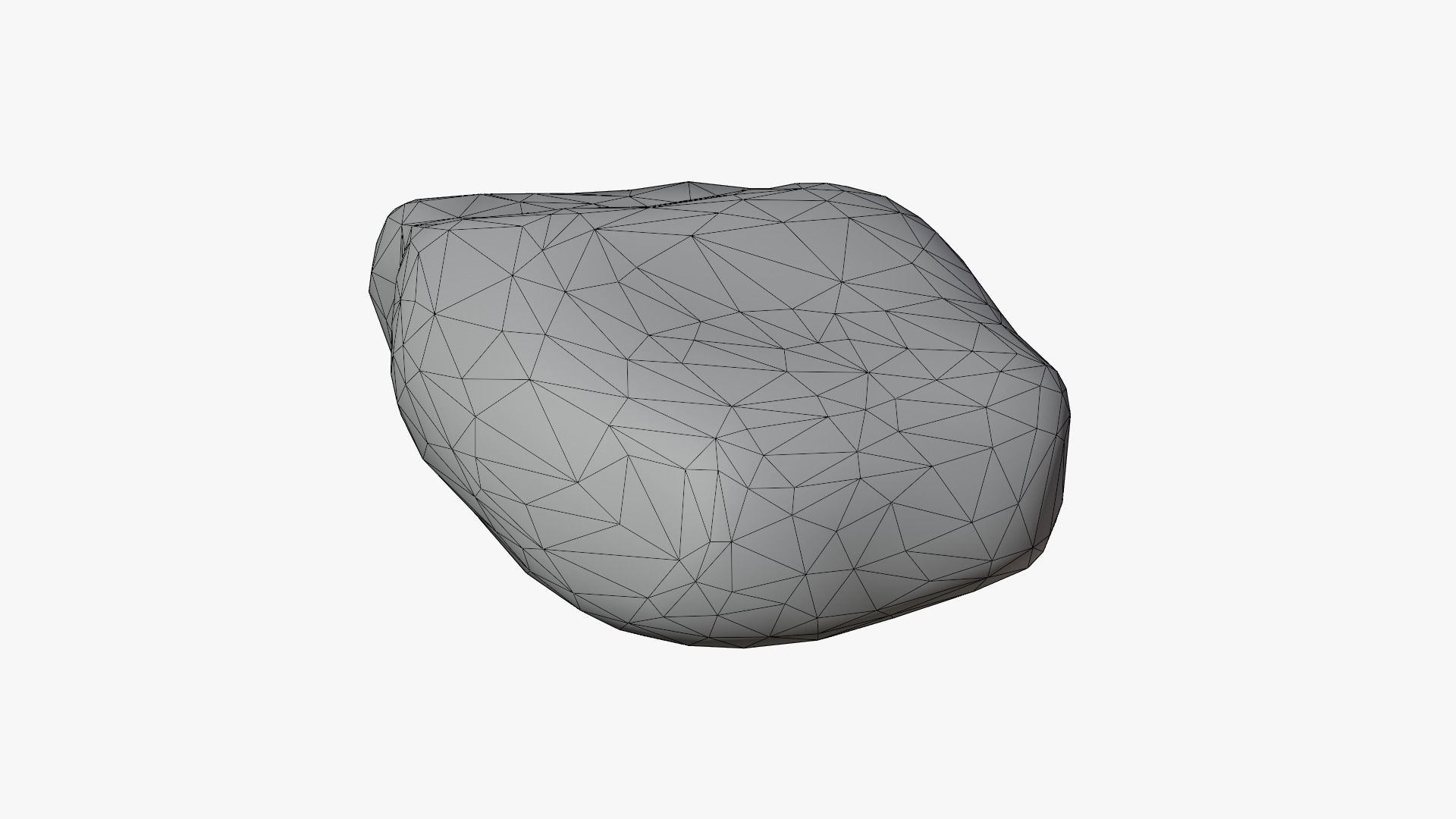 Boulders Set Low-poly 3D model_19
