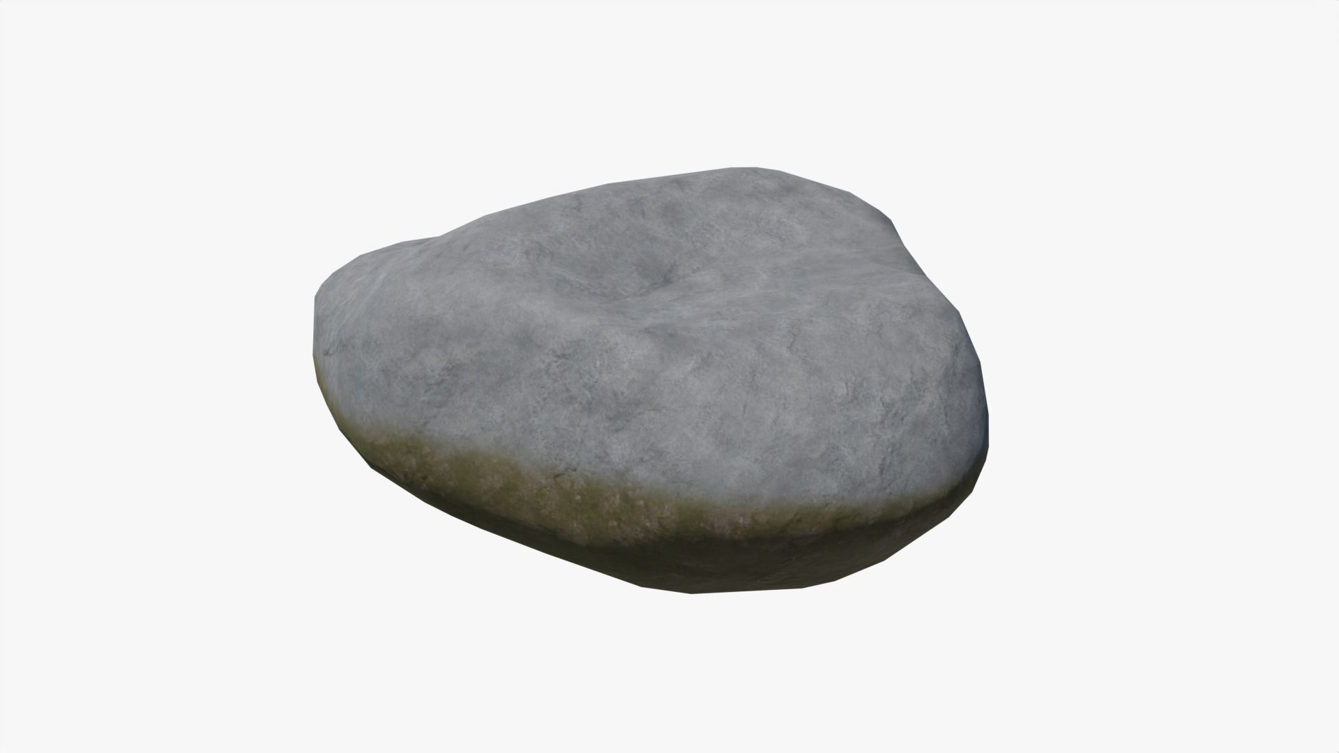 Boulders Set Low-poly 3D model_12