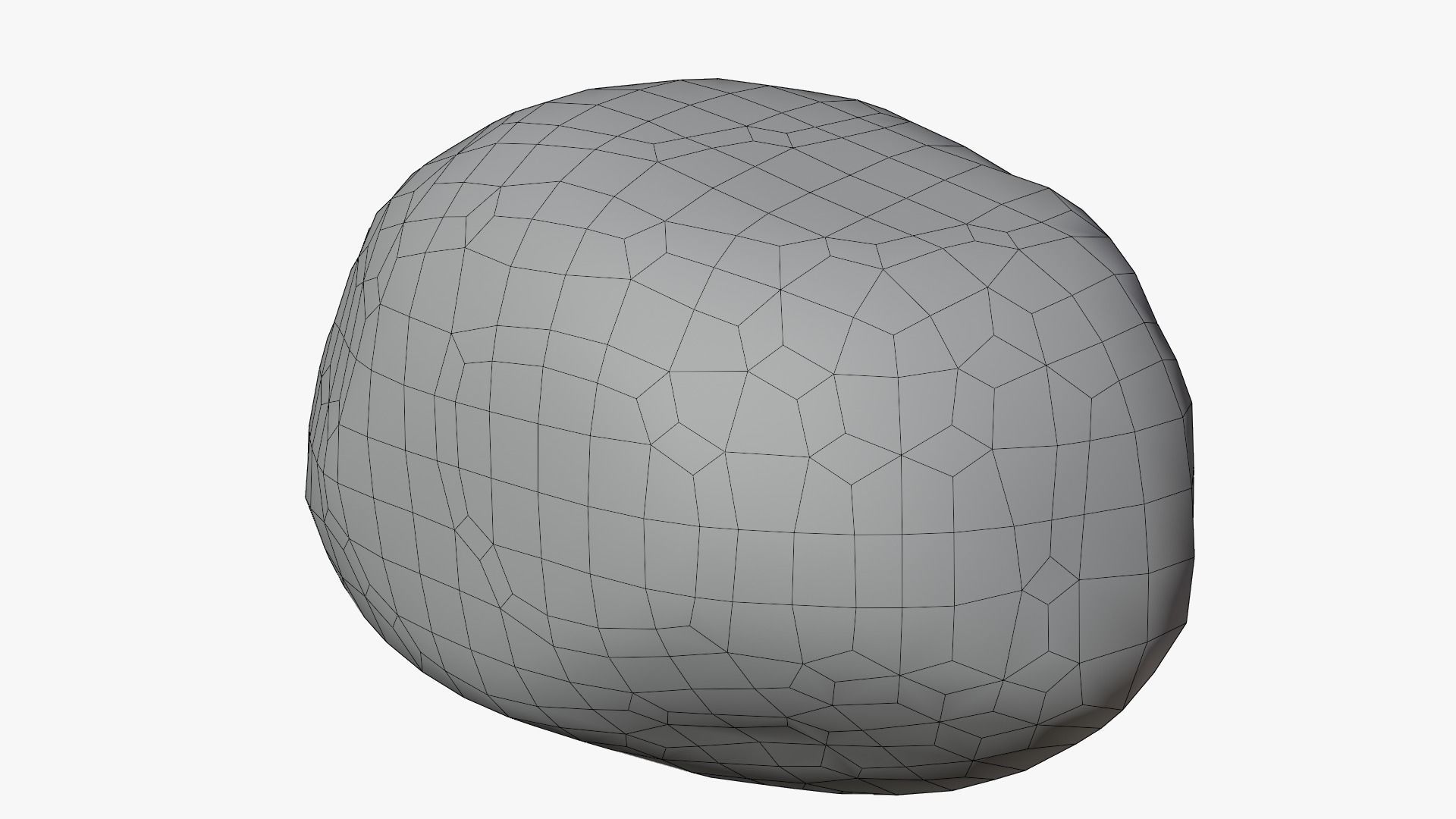 Boulders Set Low-poly 3D model_16