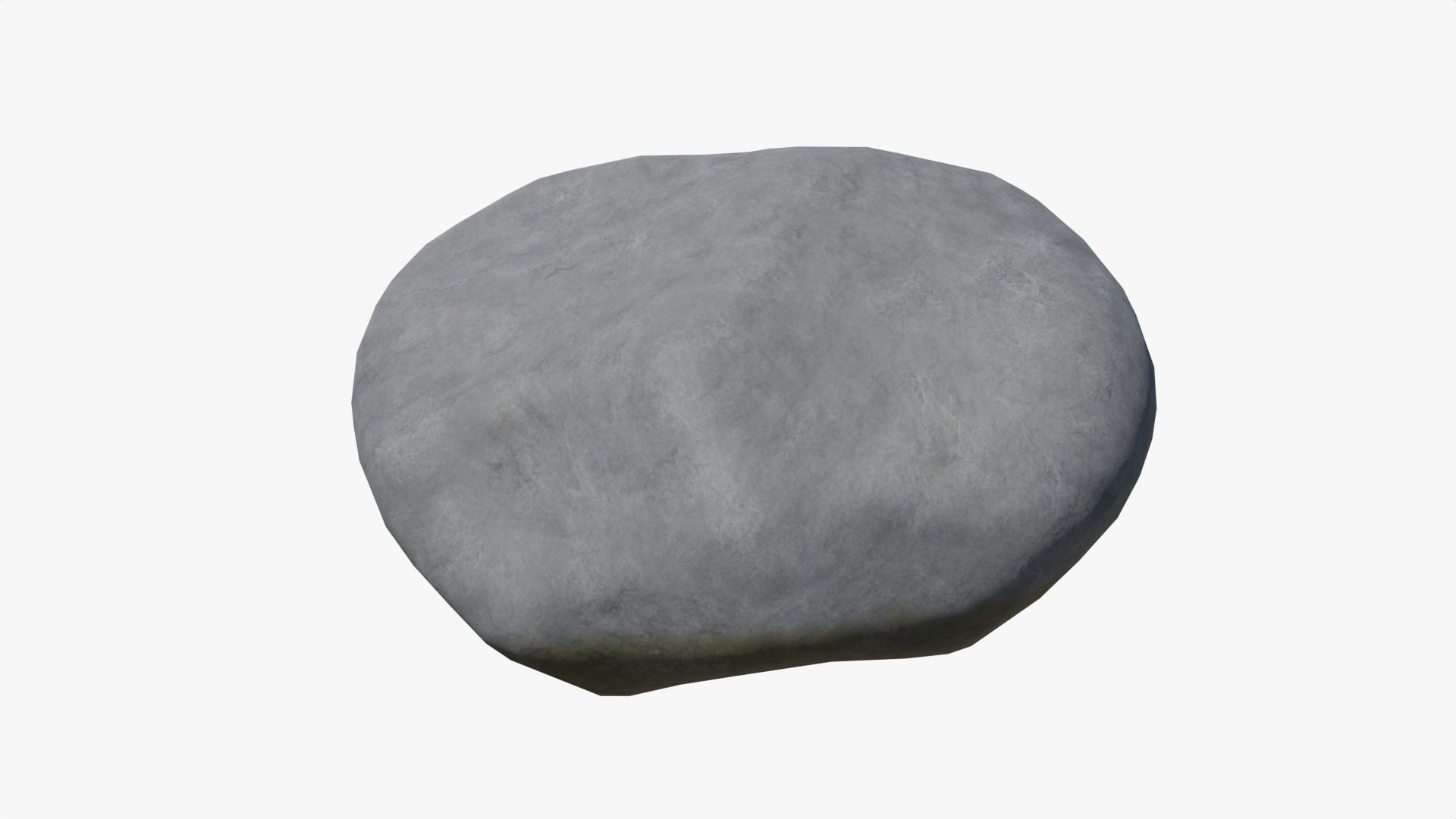 Boulders Set Low-poly 3D model_13