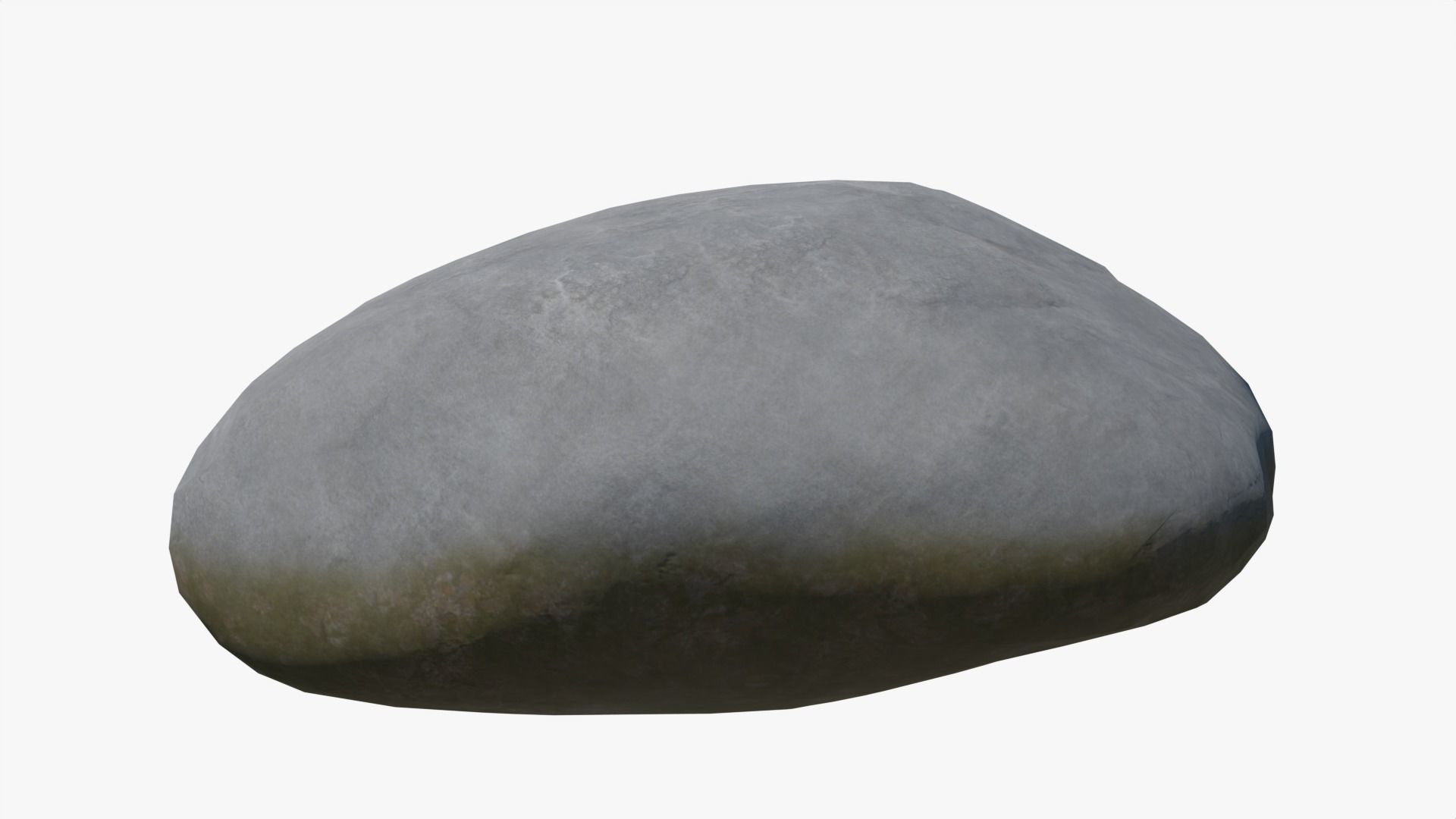 Boulders Set Low-poly 3D model_7