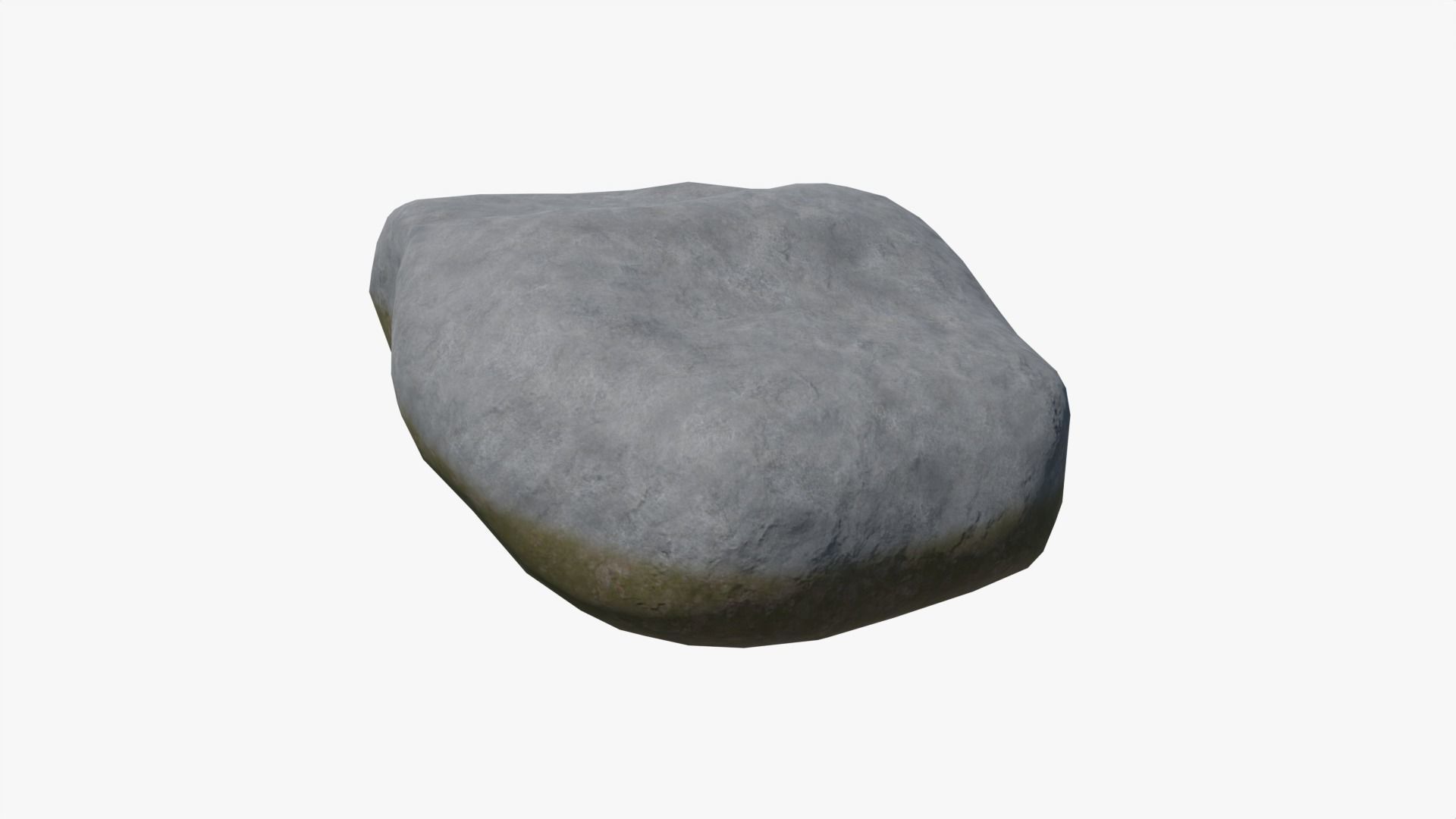 Boulders Set Low-poly 3D model_11