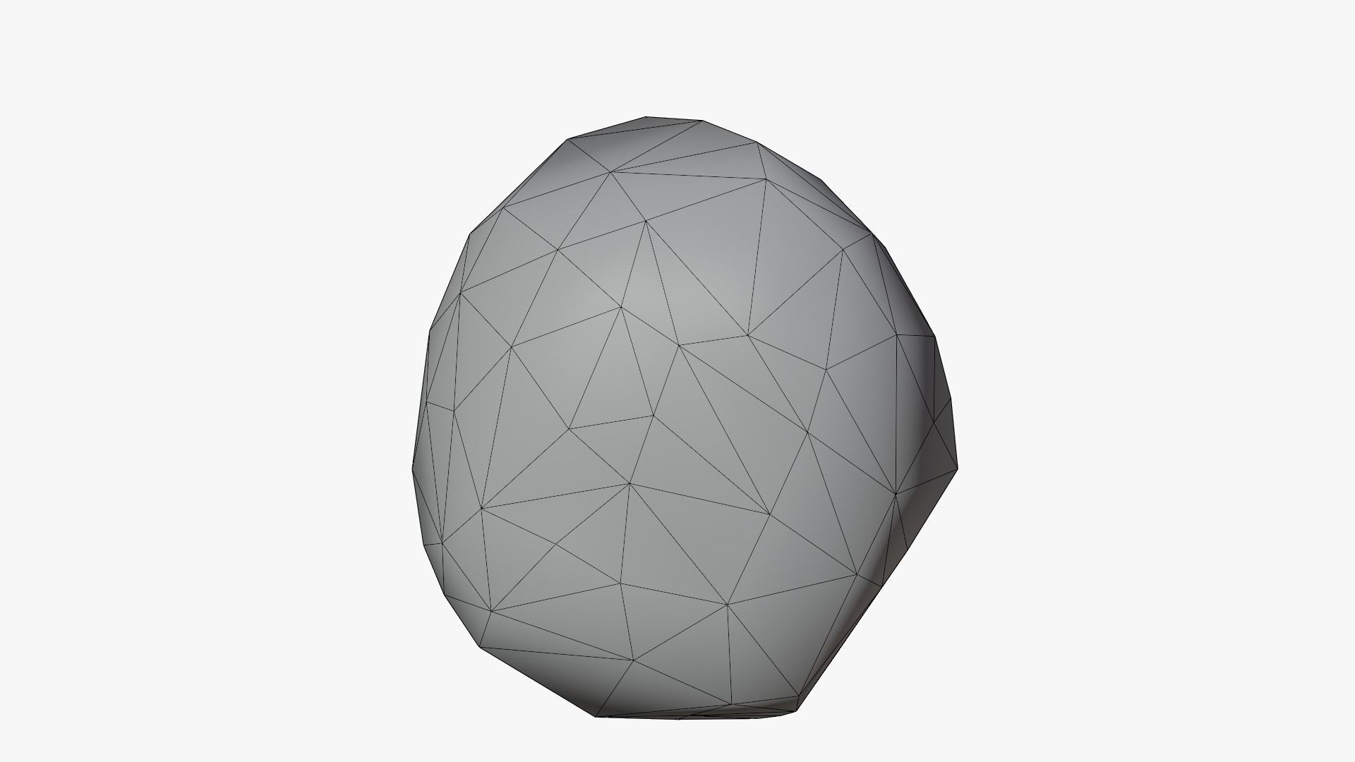 Boulders Set Low-poly 3D model_15
